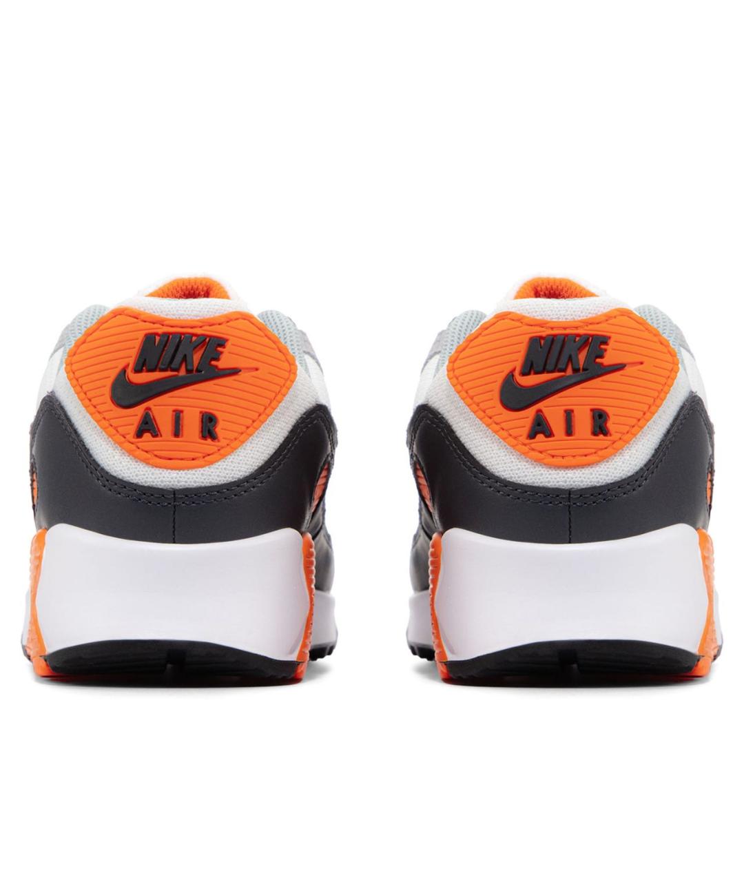 NIKE Оранжевое кожаные низкие кроссовки / кеды, фото 4