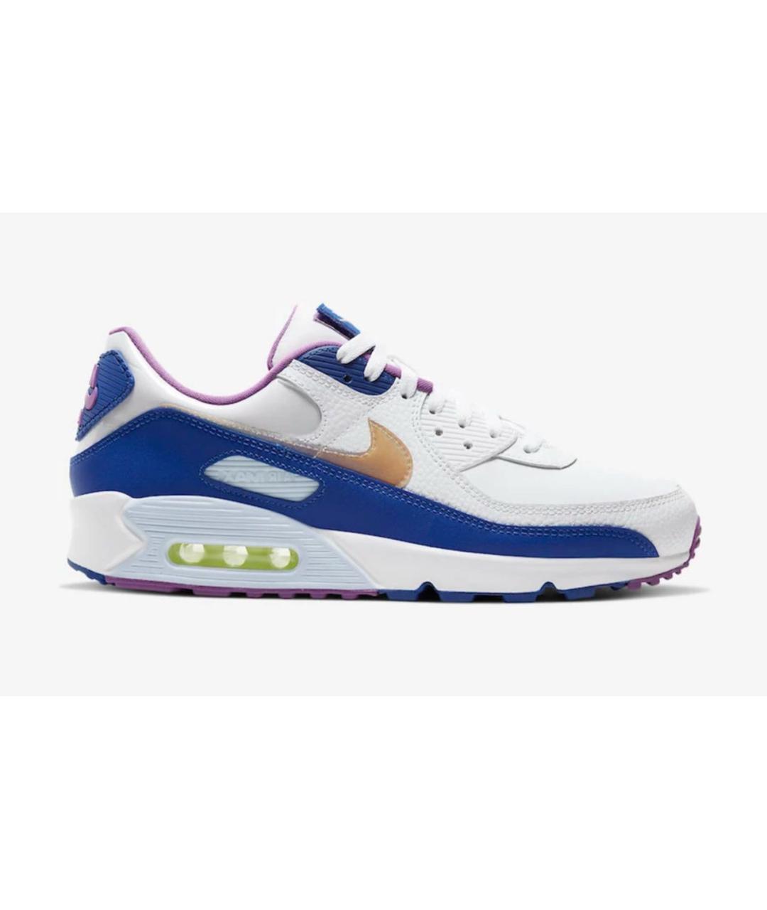 NIKE Белые кожаные низкие кроссовки / кеды, фото 9