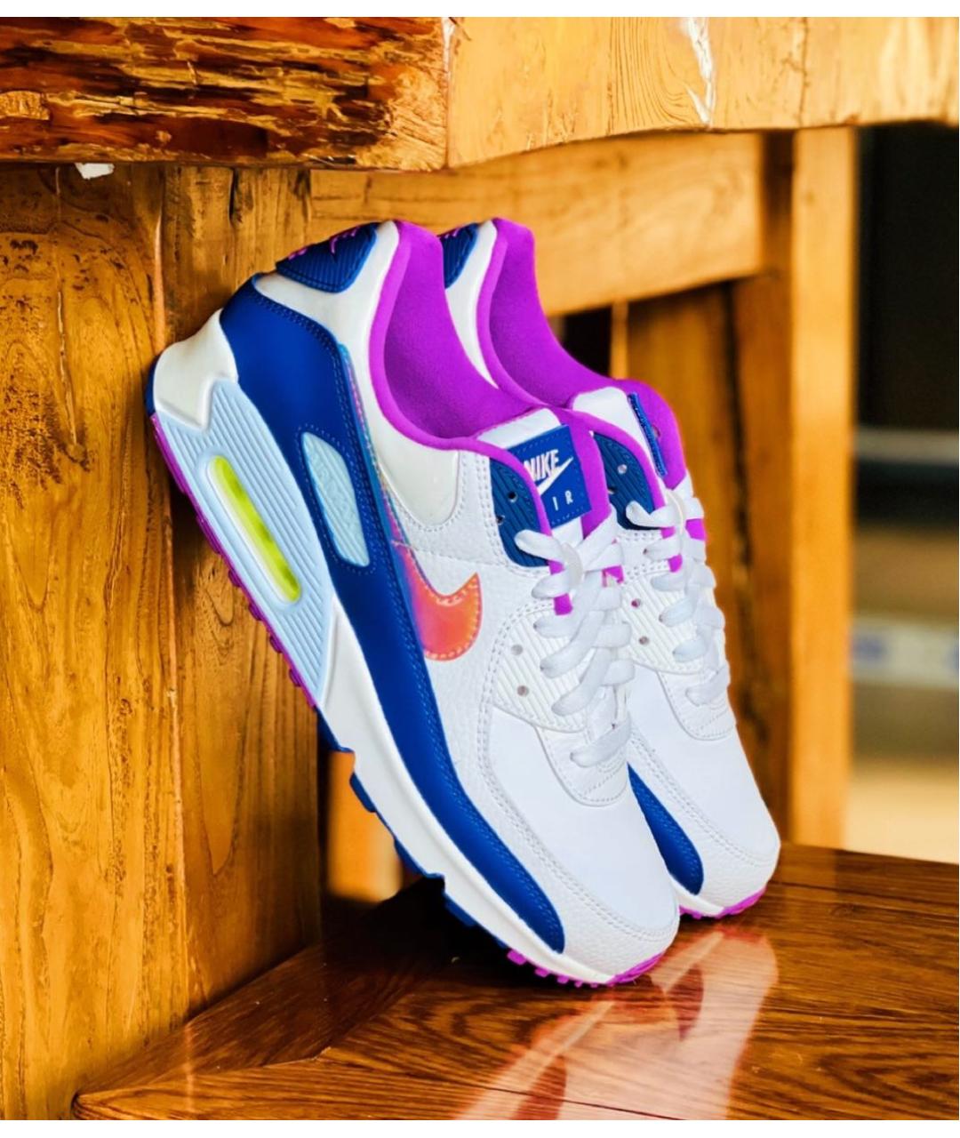 NIKE Белые кожаные низкие кроссовки / кеды, фото 6