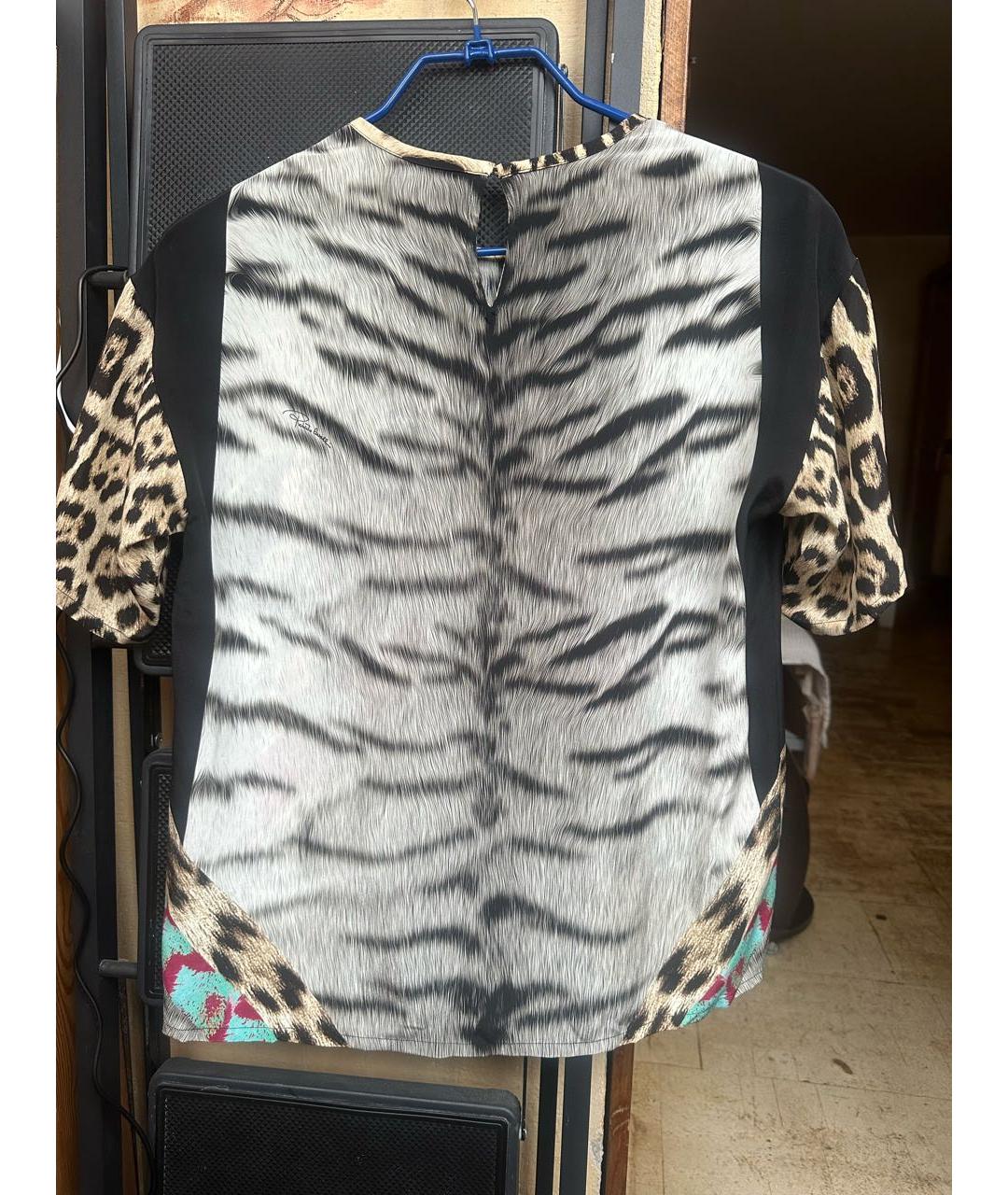 ROBERTO CAVALLI Шелковая блузы, фото 3
