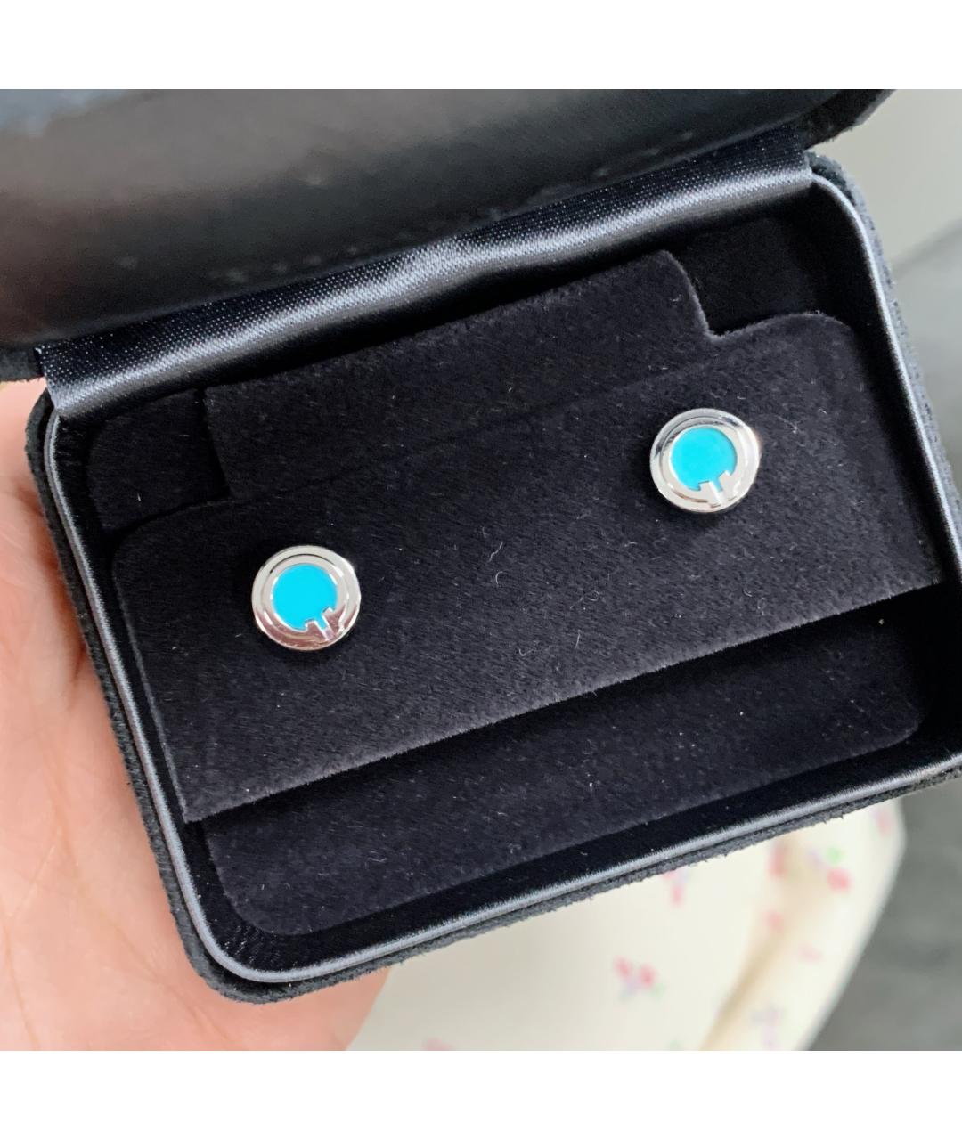 TIFFANY&CO Бирюзовые деревянные серьги, фото 2