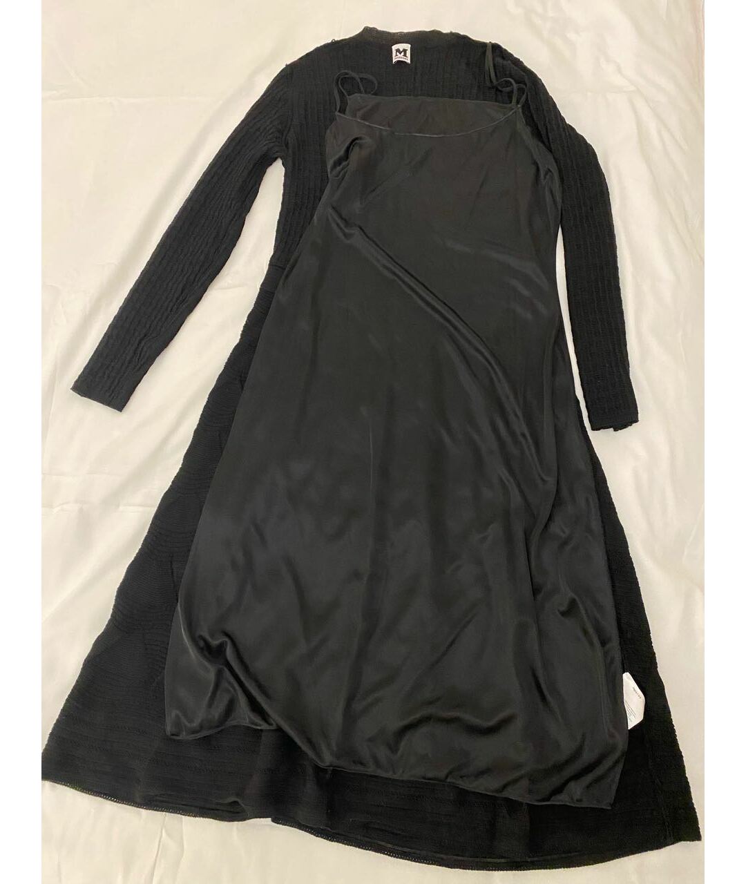 M MISSONI Черное шерстяное повседневное платье, фото 3