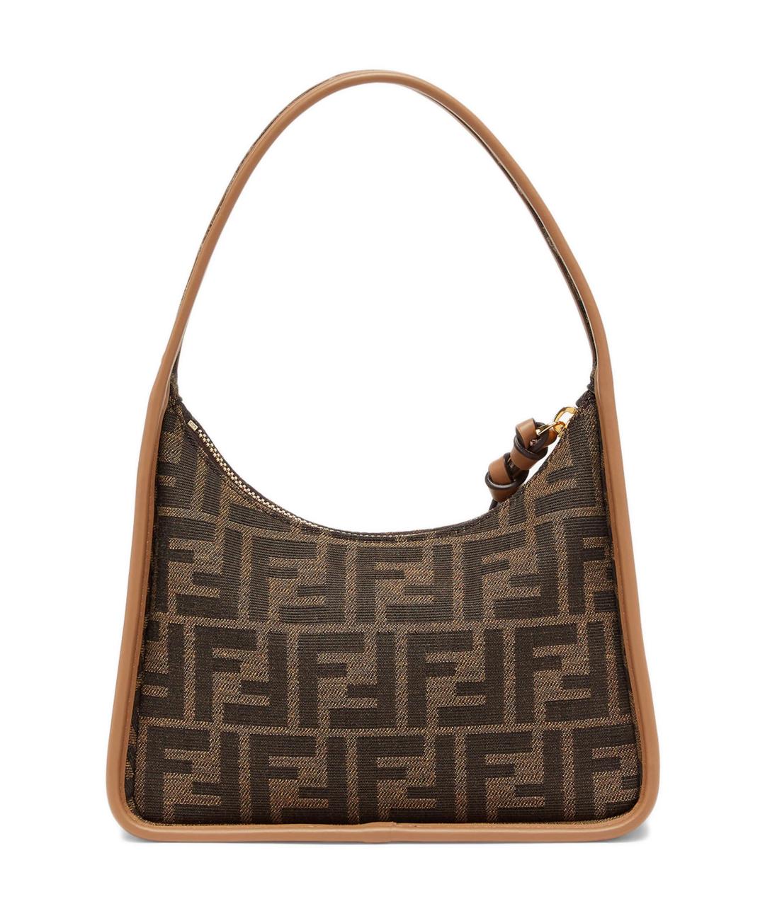 FENDI Коричневая сумка через плечо, фото 4