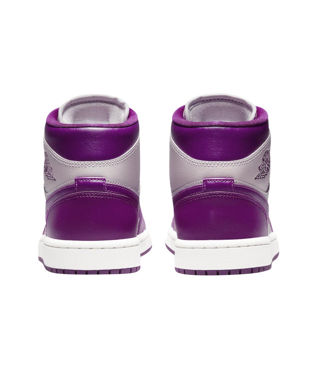 JORDAN Фиолетовые кожаные кроссовки, фото 6