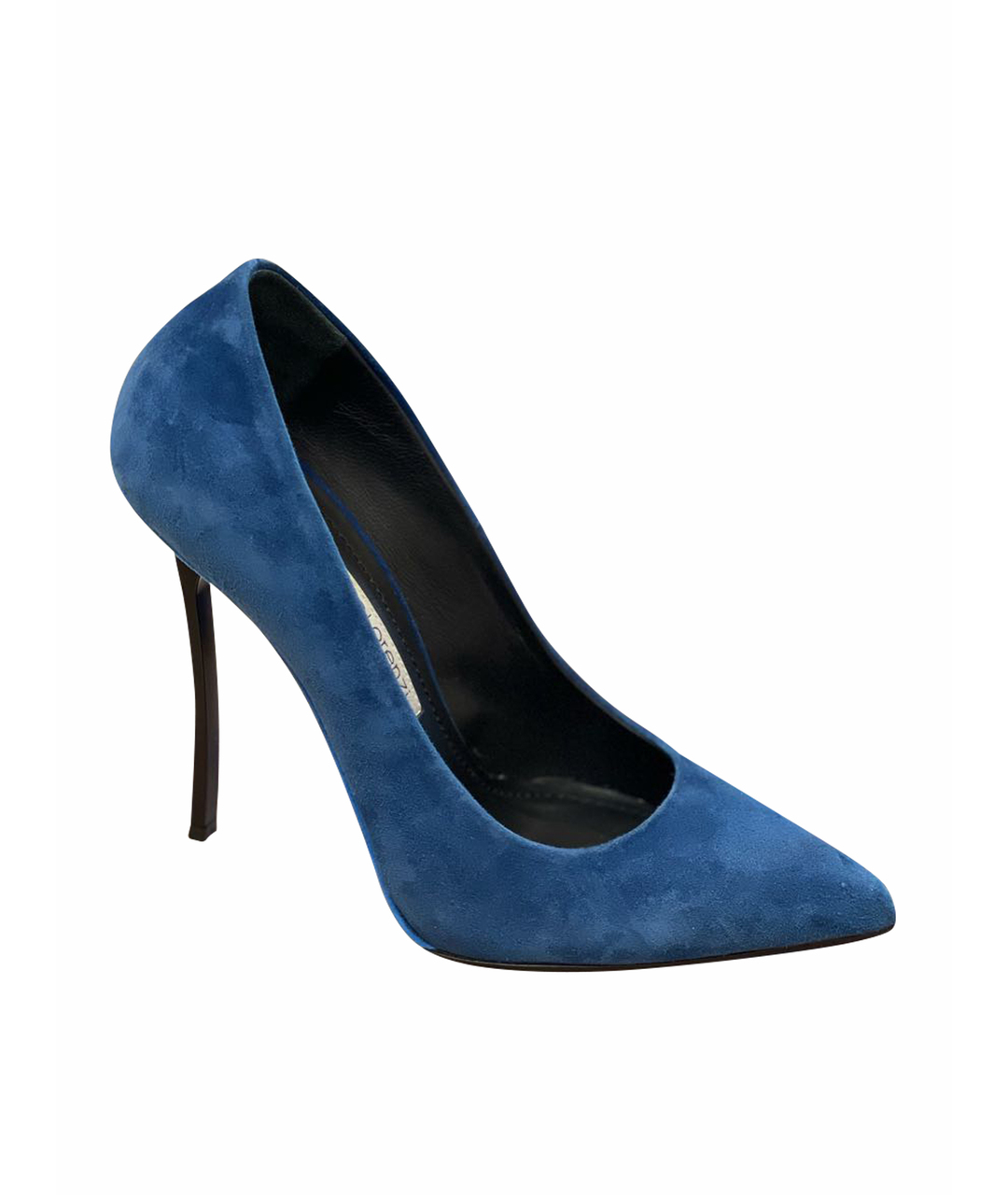 GIAN MARCO LORENZI Синие замшевые туфли, фото 1