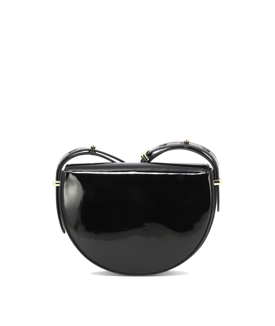 PRADA Черная сумка через плечо из лакированной кожи, фото 3