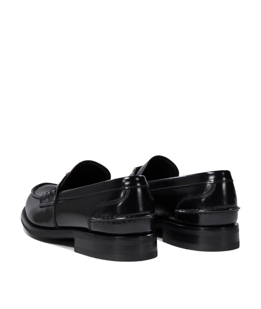 PRADA Черные лоферы из лакированной кожи, фото 4