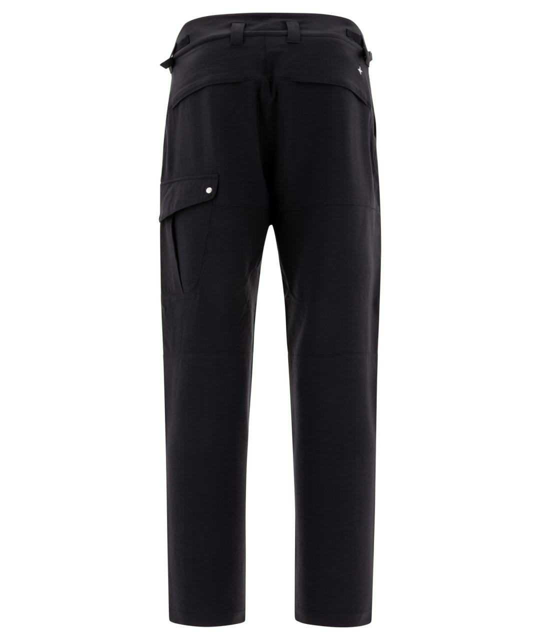 STONE ISLAND Темно-синие шерстяные повседневные брюки, фото 2