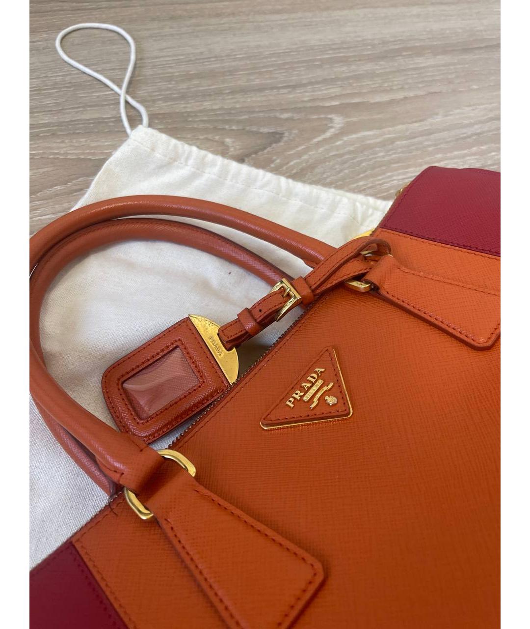PRADA Мульти кожаная сумка с короткими ручками, фото 7