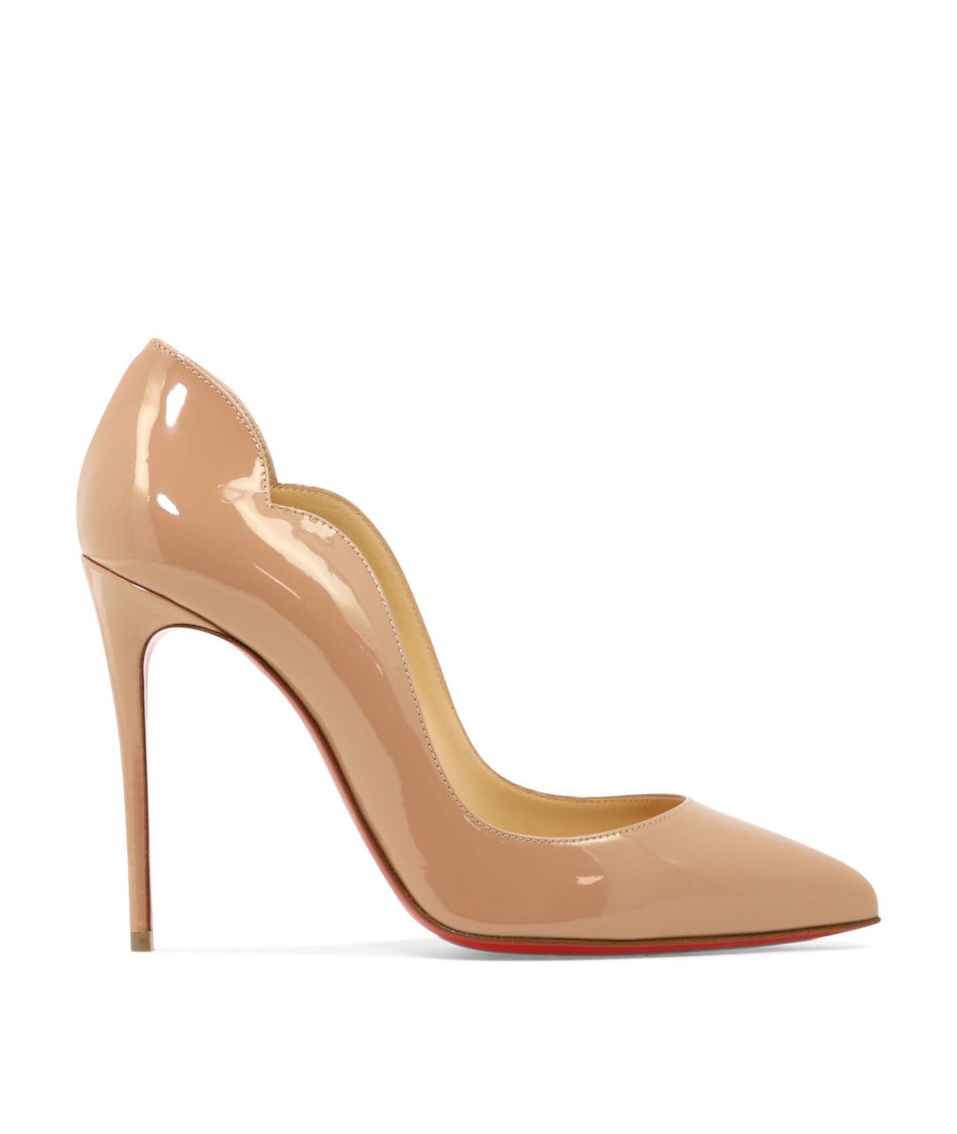 CHRISTIAN LOUBOUTIN Розовые кожаные туфли, фото 1
