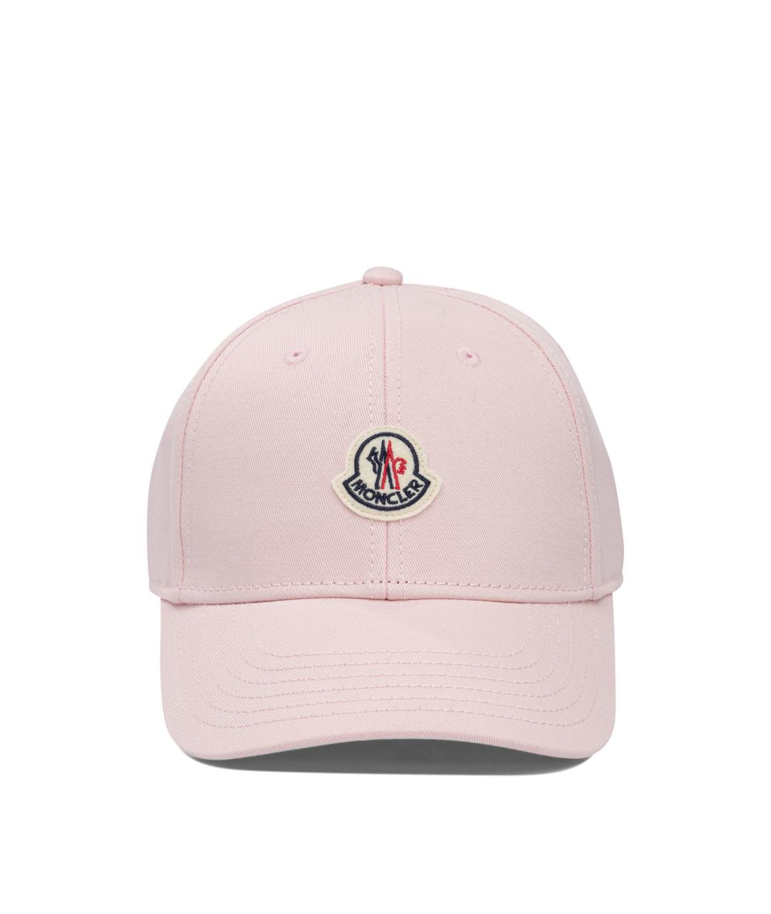MONCLER Розовая хлопковая шляпа, фото 1