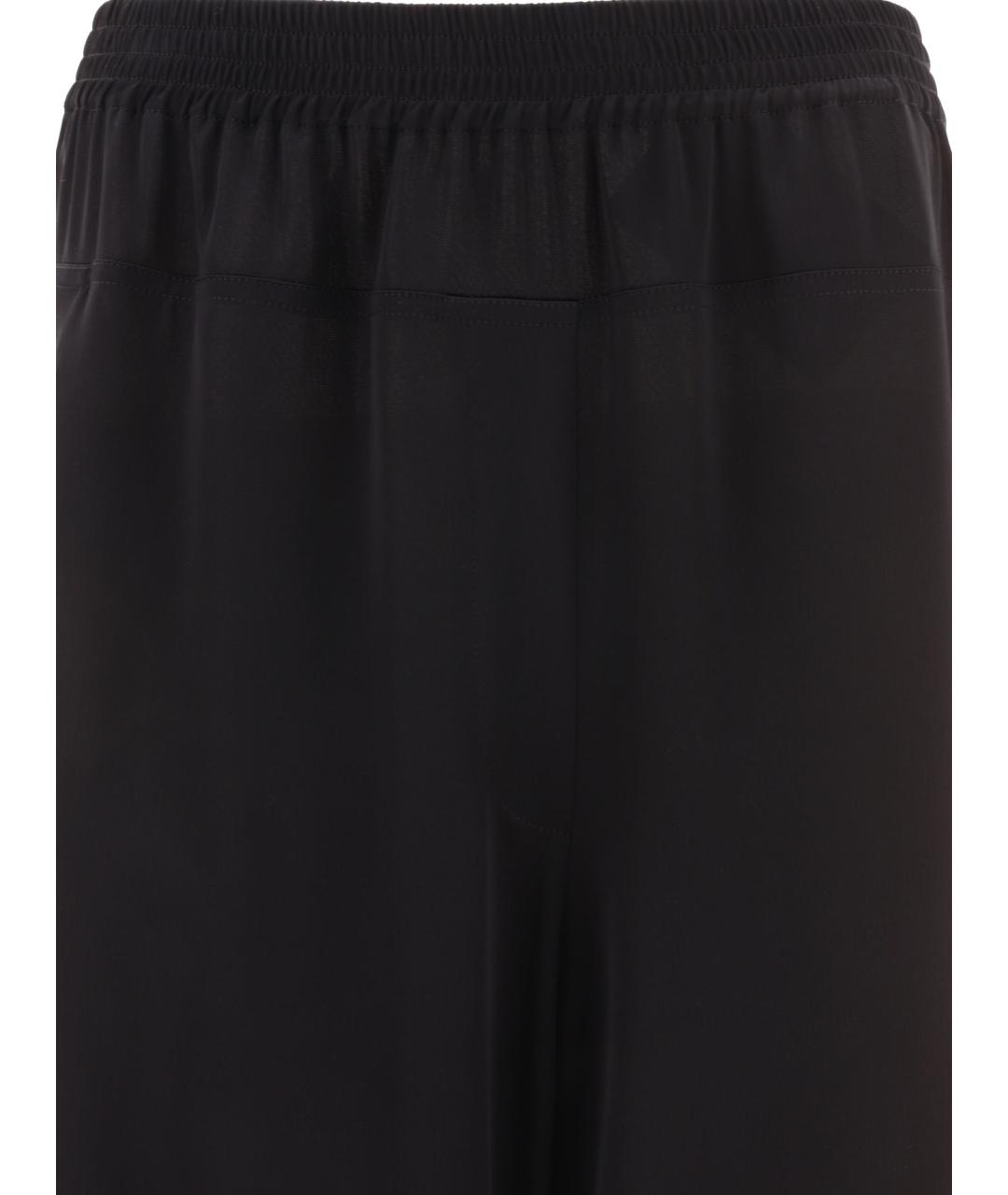 LOEWE Черные ацетатные прямые брюки, фото 3