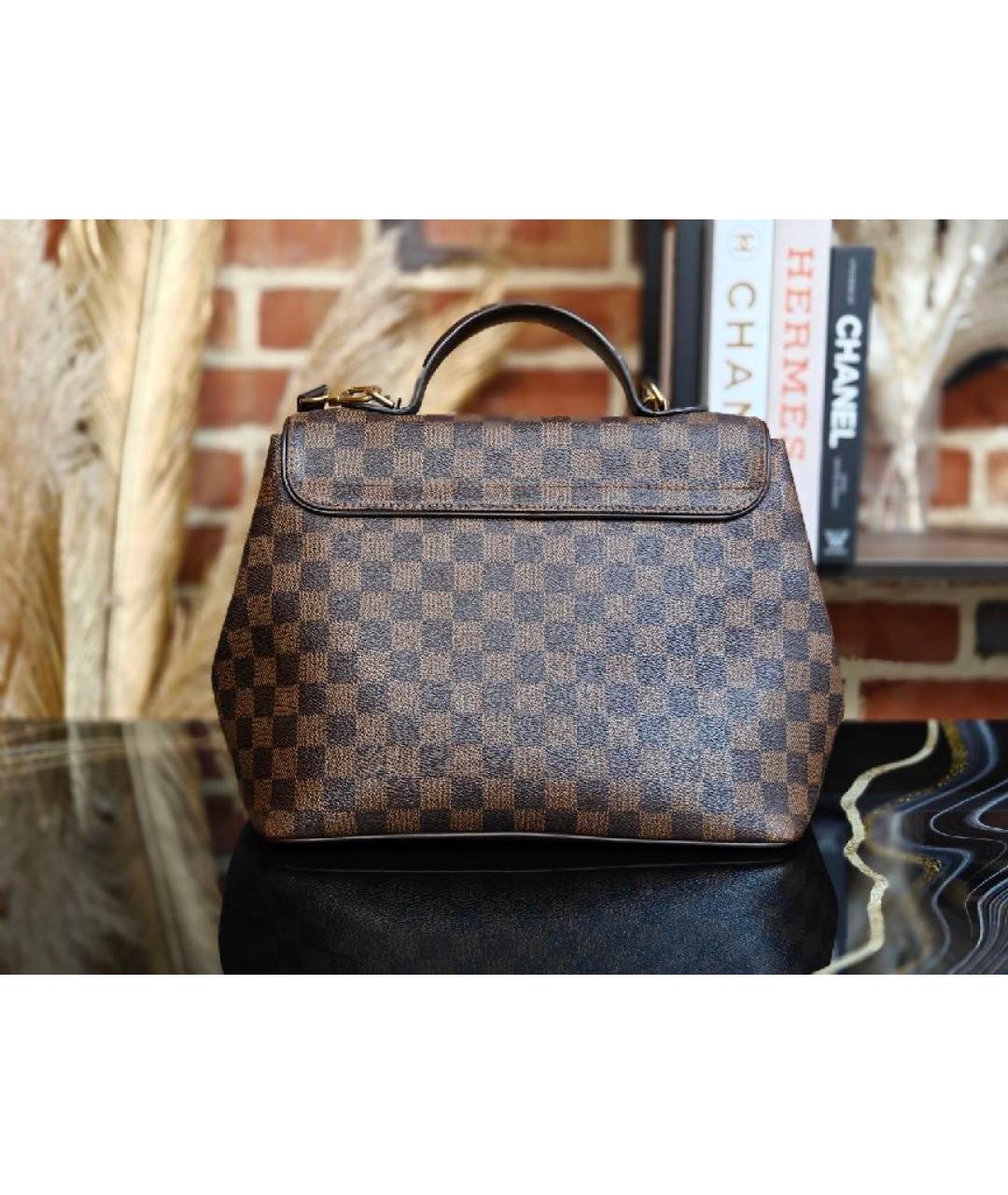 LOUIS VUITTON Коричневая сумка с короткими ручками, фото 3