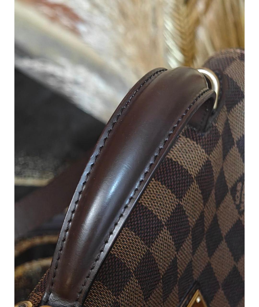 LOUIS VUITTON Коричневая сумка с короткими ручками, фото 8