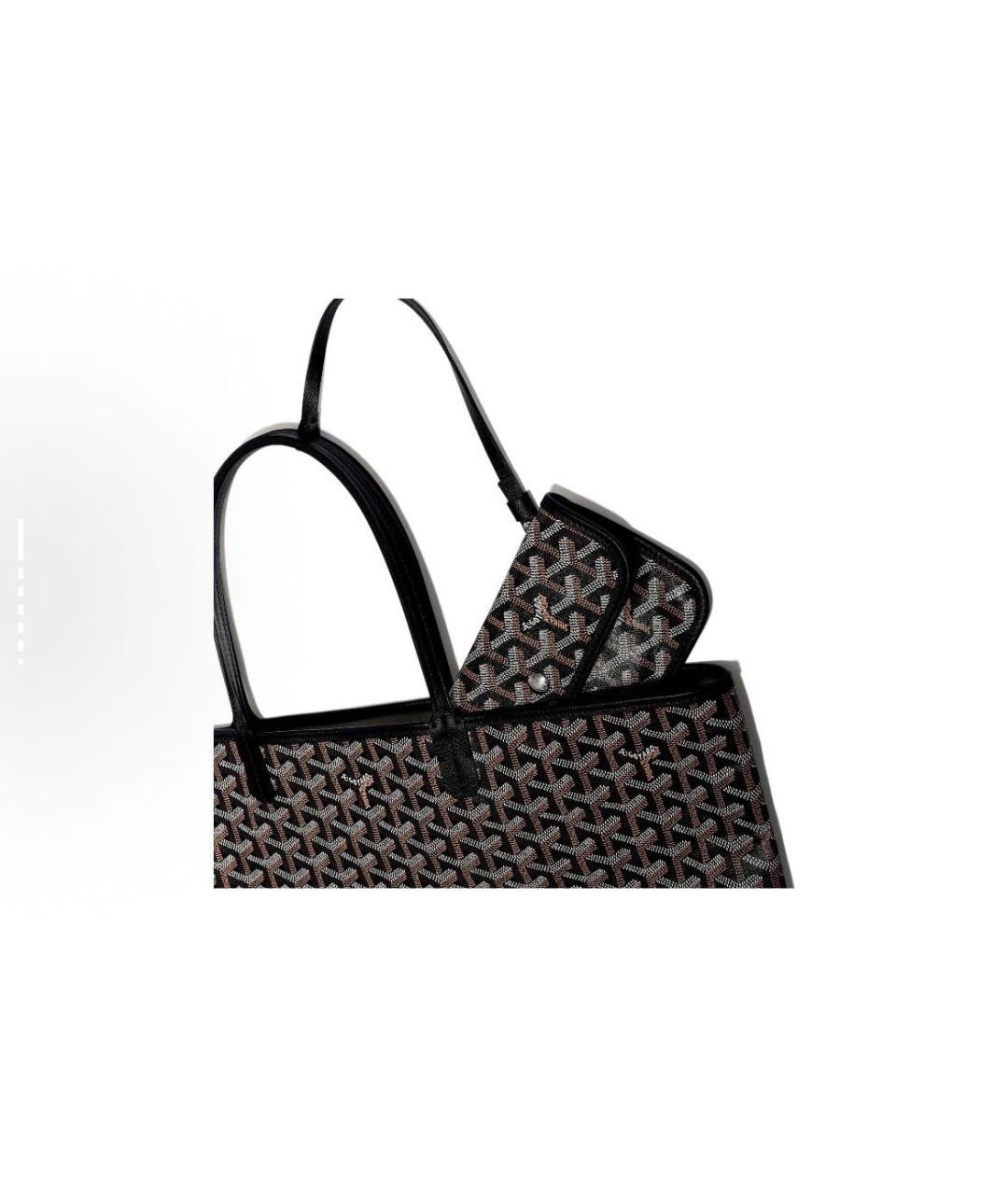 GOYARD Черная сумка тоут, фото 4
