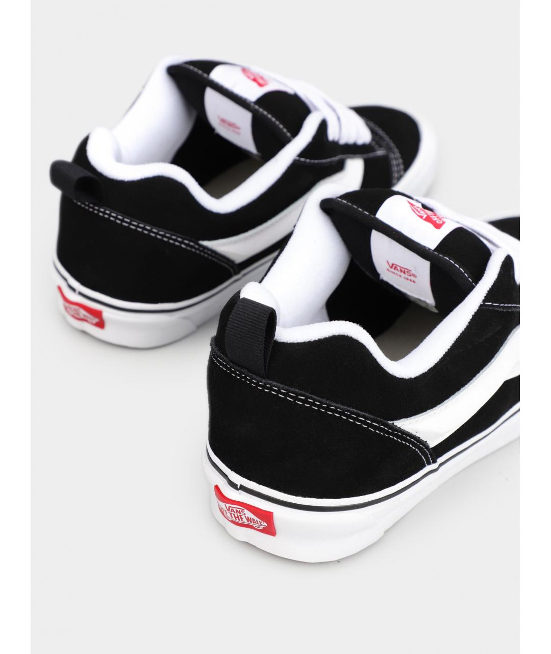 VANS Черные текстильные низкие кроссовки / кеды, фото 4