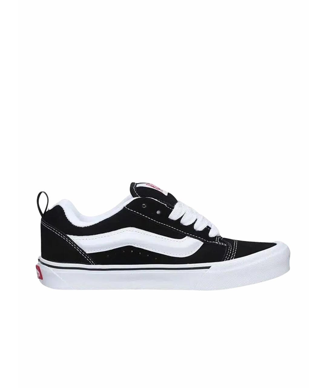 VANS Черные текстильные низкие кроссовки / кеды, фото 1