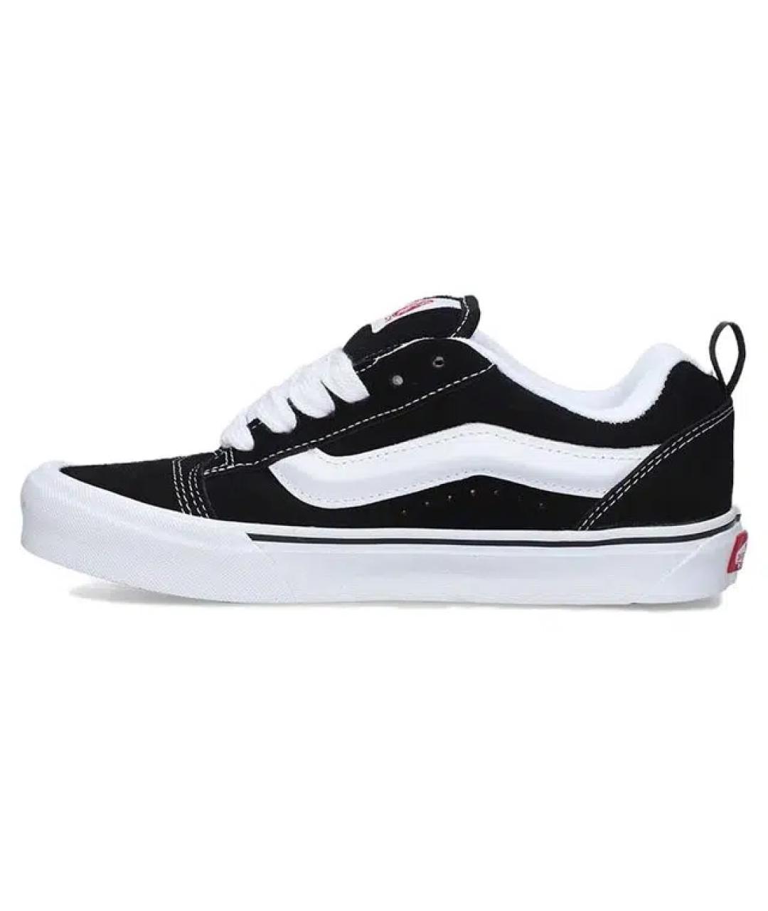 VANS Черные текстильные низкие кроссовки / кеды, фото 5