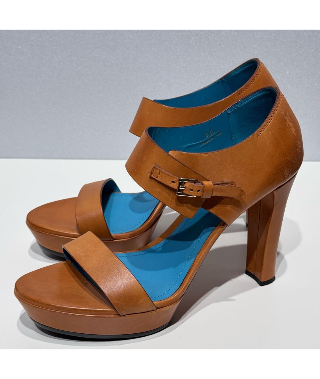 TOD'S Кожаные босоножки, фото 3