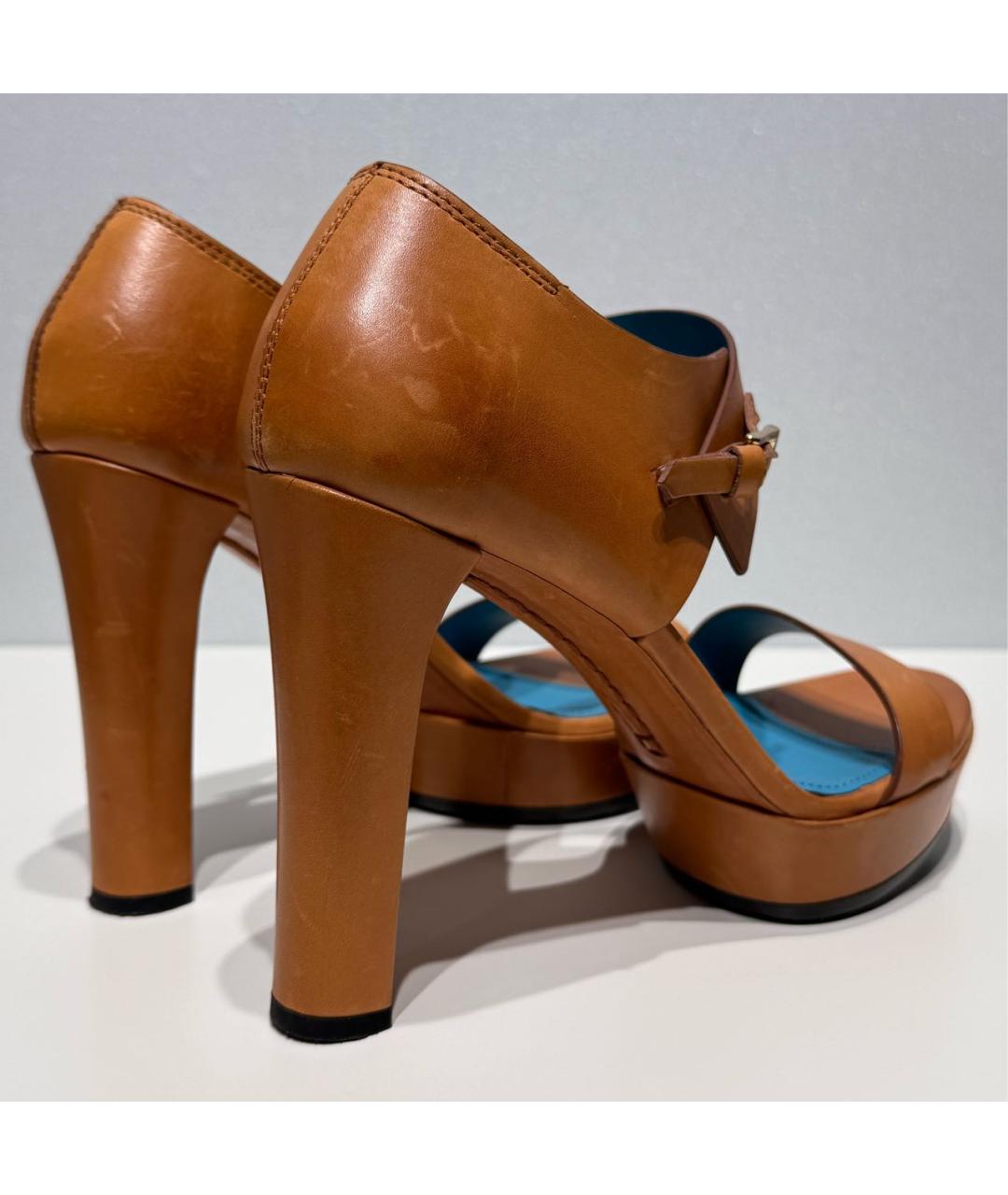 TOD'S Кожаные босоножки, фото 6