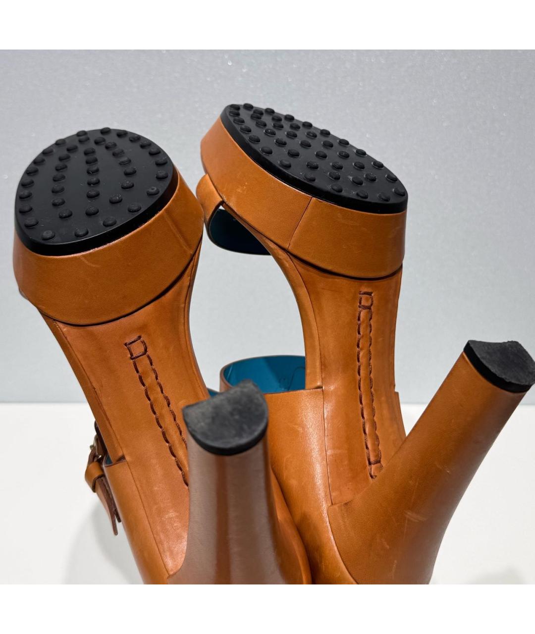 TOD'S Кожаные босоножки, фото 7