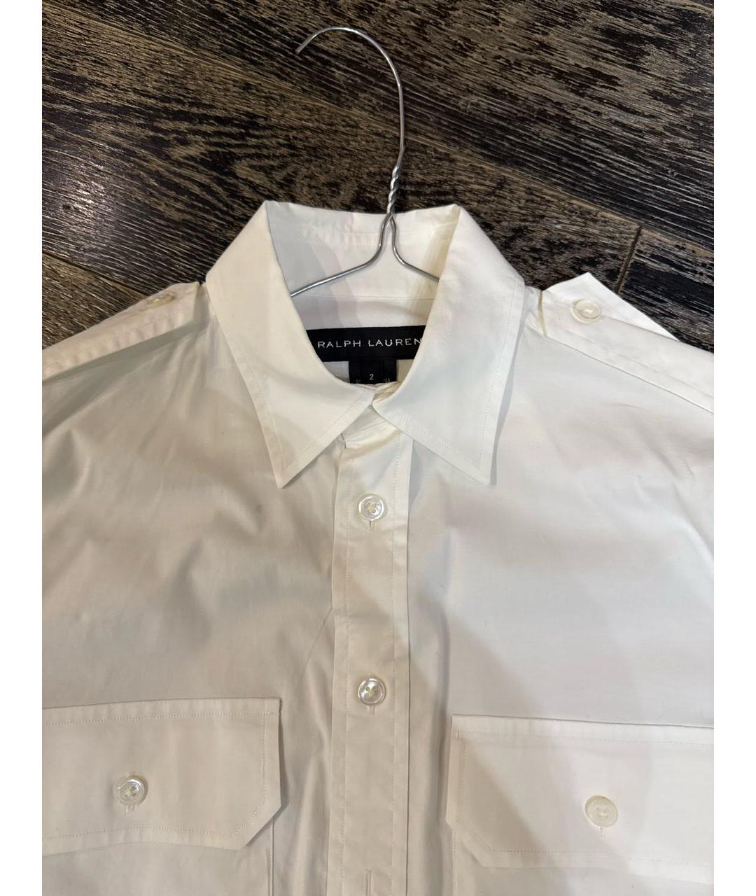 POLO RALPH LAUREN Белая хлопковая рубашка, фото 2