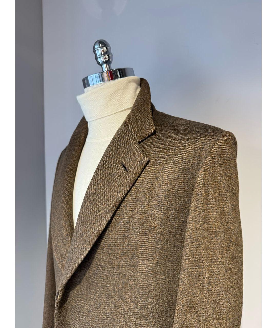 BRIONI Коричневое кашемировое пальто, фото 4