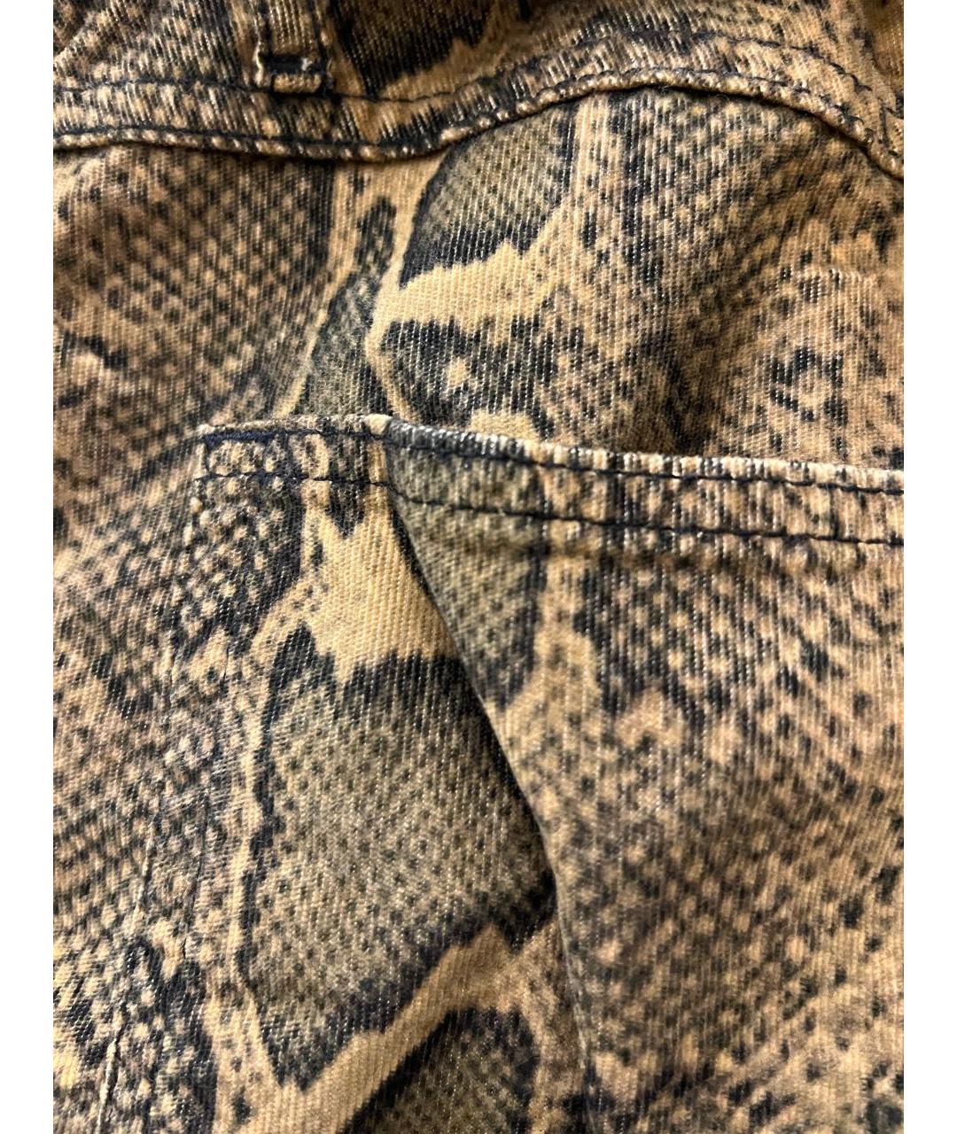 ISABEL MARANT ETOILE Хаки велюровые брюки узкие, фото 4