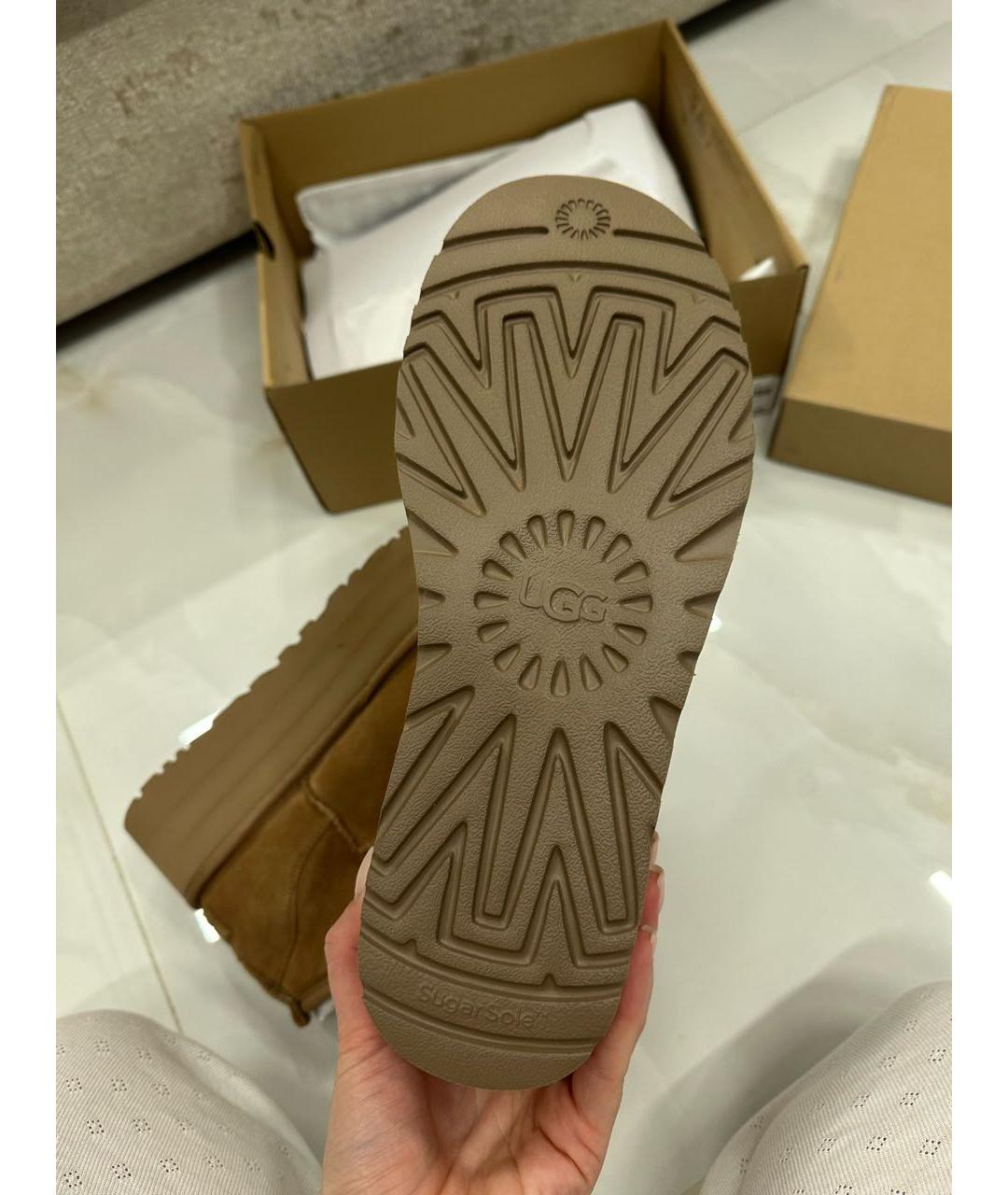 UGG AUSTRALIA Коричневые ботинки, фото 5