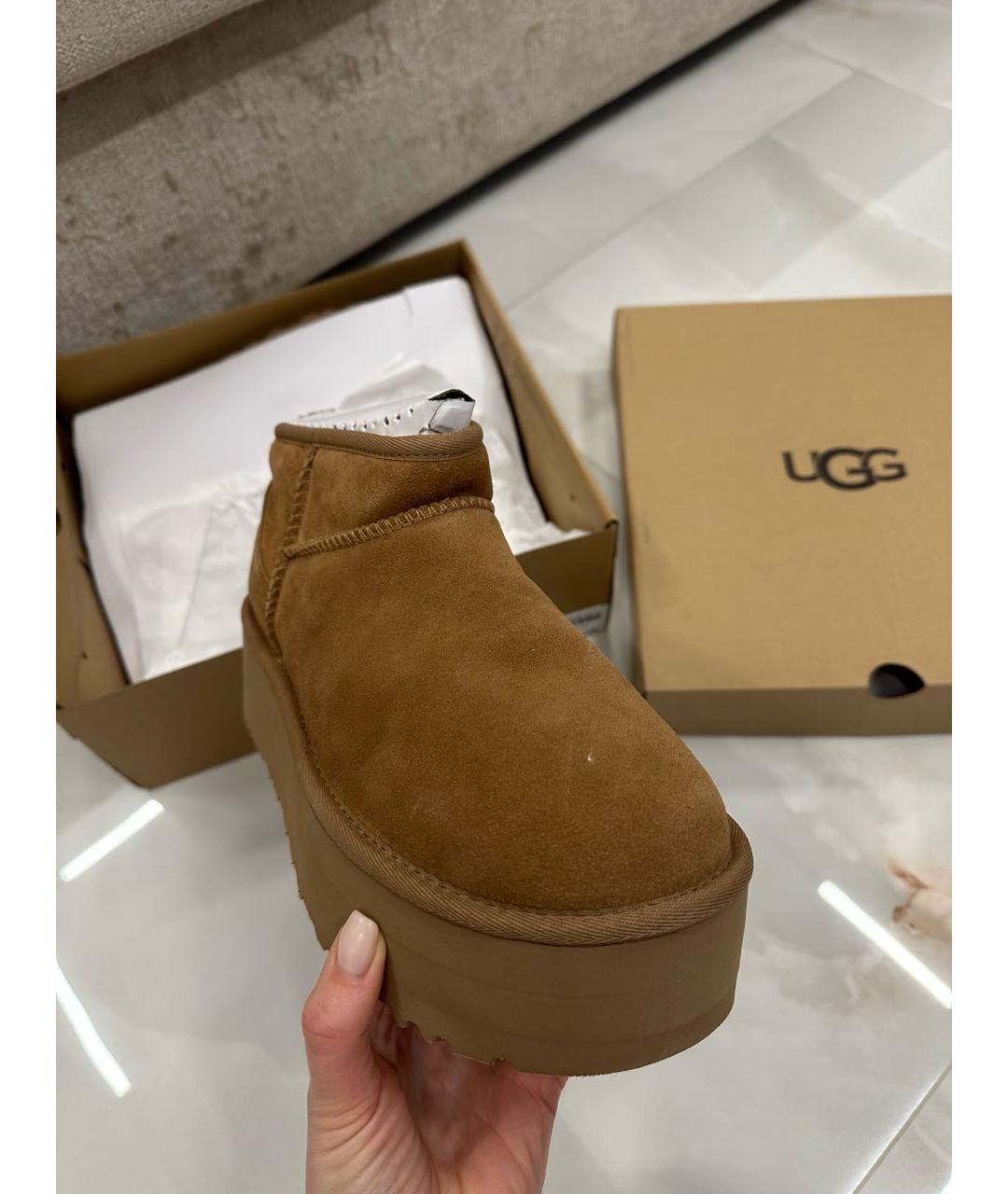 UGG AUSTRALIA Коричневые ботинки, фото 2