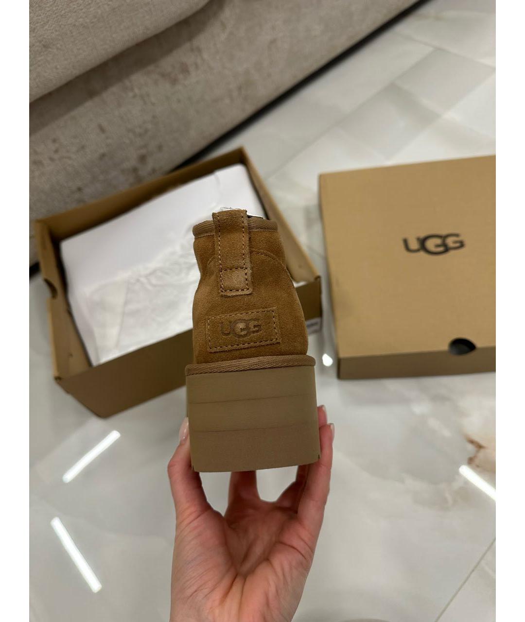 UGG AUSTRALIA Коричневые ботинки, фото 3
