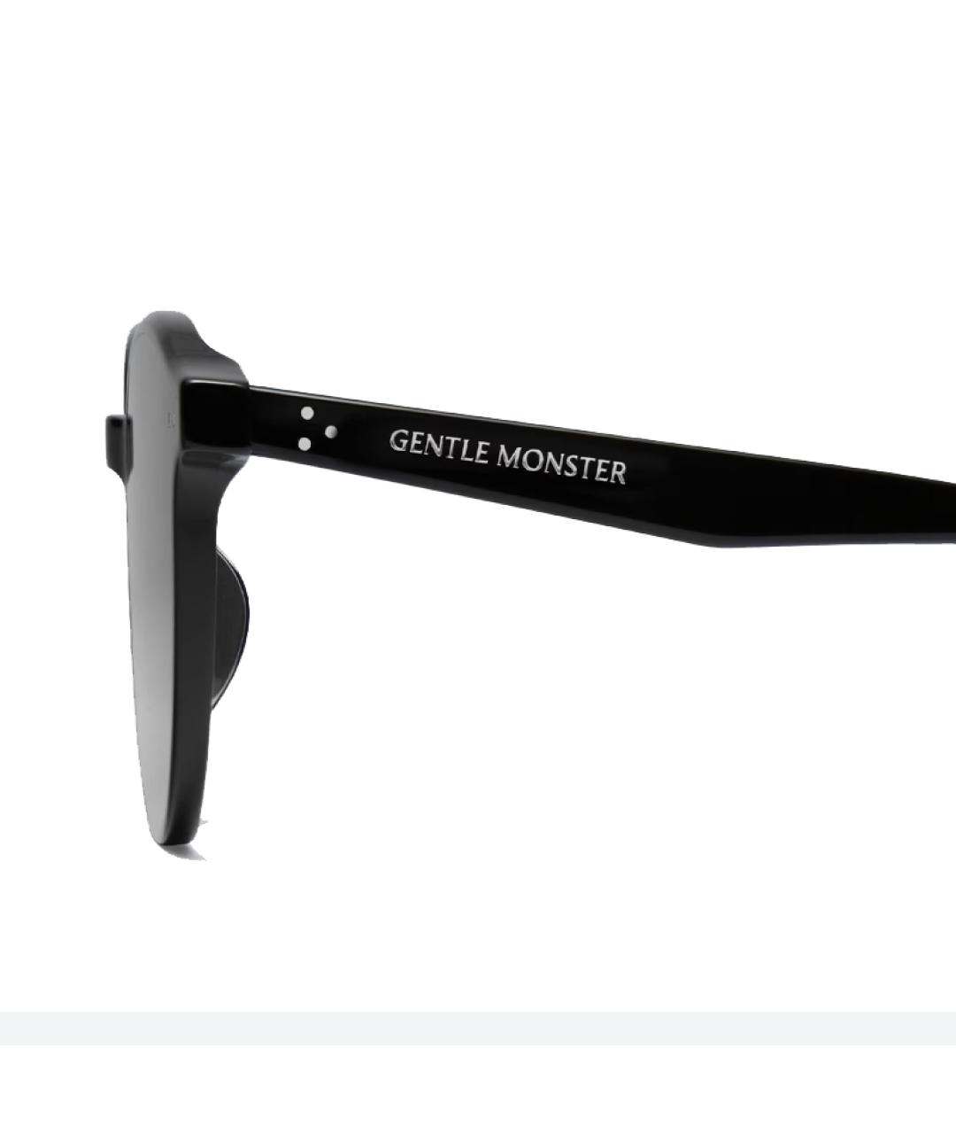 GENTLE MONSTER Черные пластиковые солнцезащитные очки, фото 5