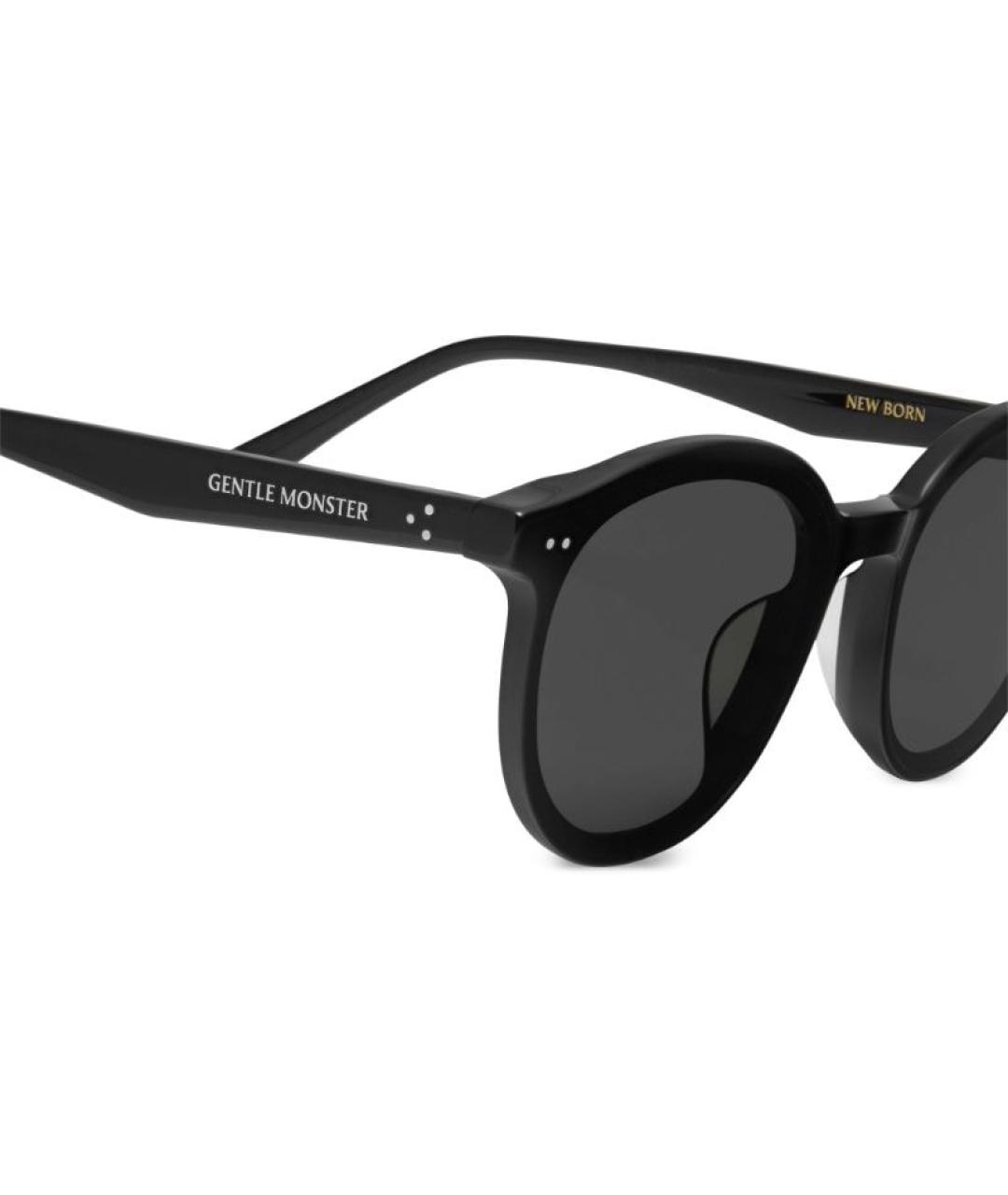 GENTLE MONSTER Черные пластиковые солнцезащитные очки, фото 4