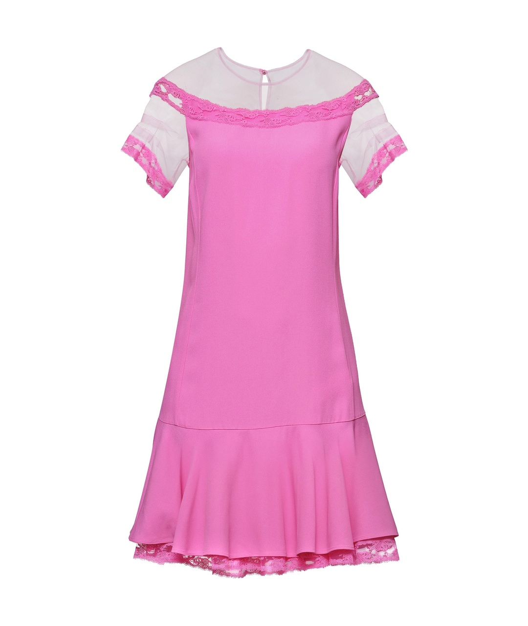 ERMANNO SCERVINO Розовое повседневное платье, фото 1