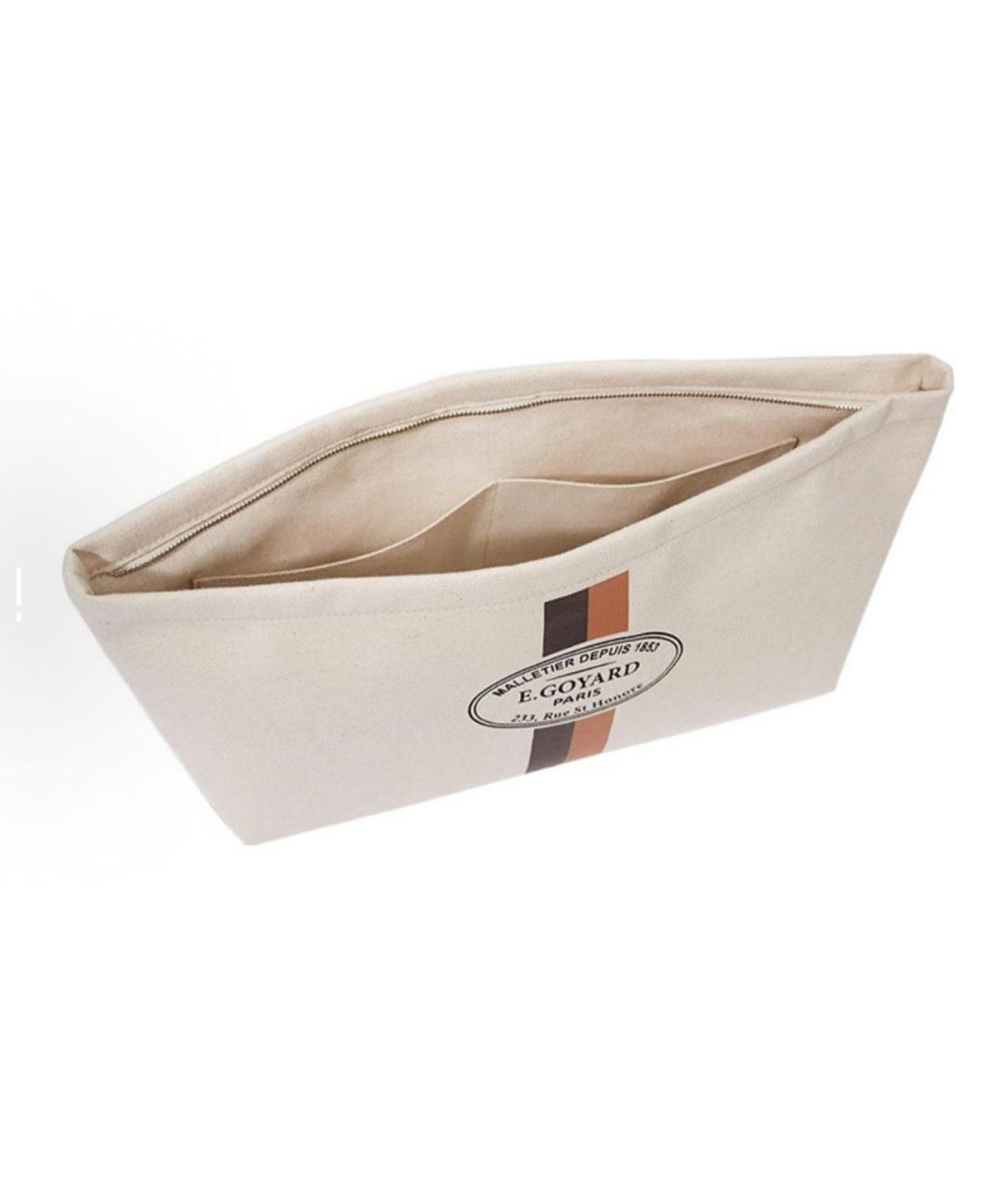 GOYARD Бежевая косметичка, фото 4