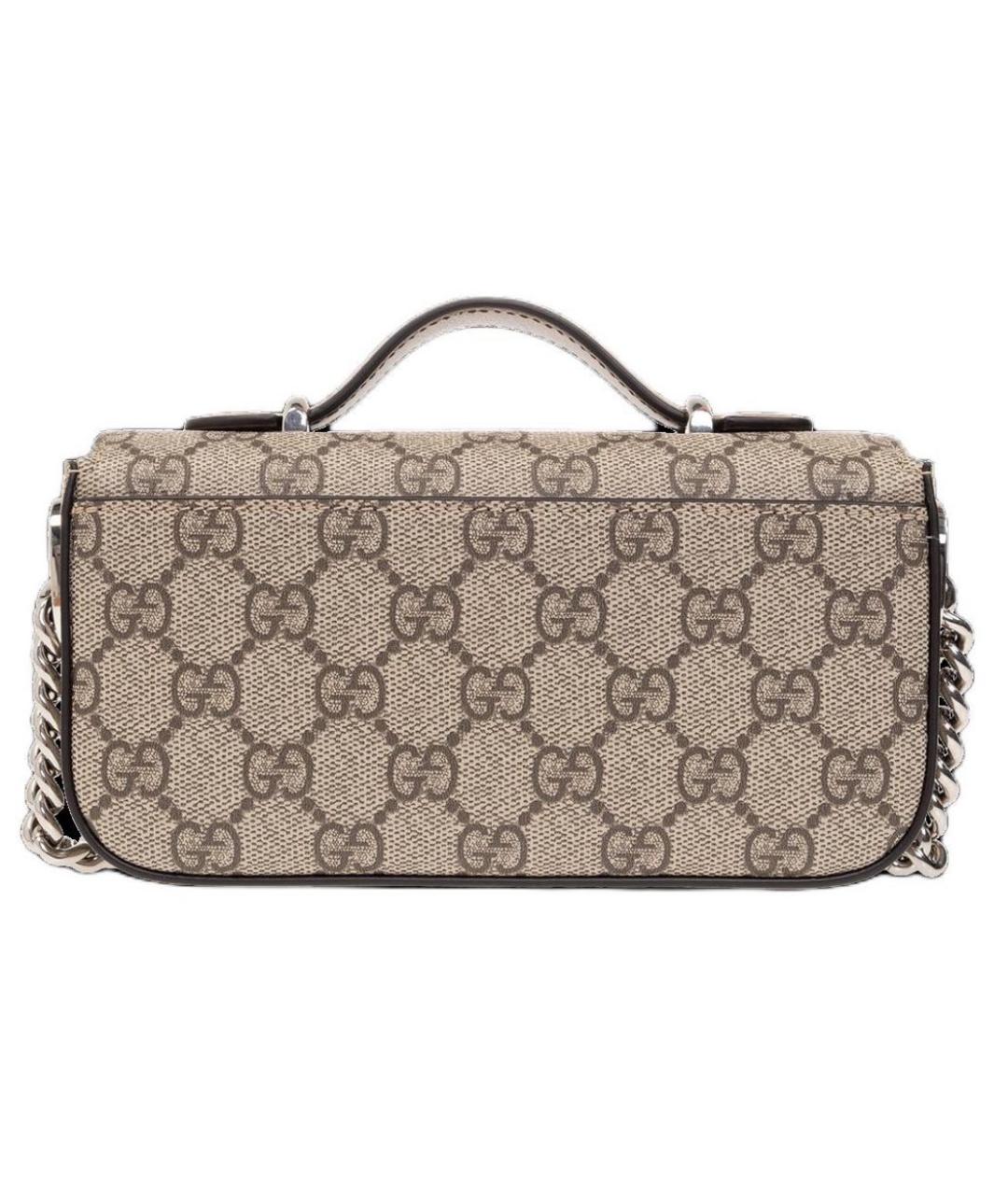 GUCCI Коричневая сумка с короткими ручками, фото 3