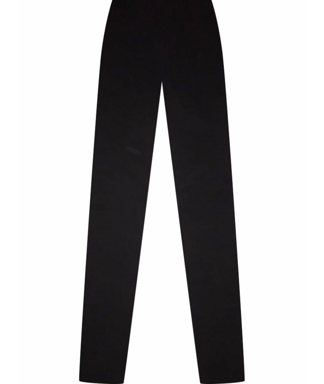 RICK OWENS Черные кожаные леггинсы и велосипедки, фото 1