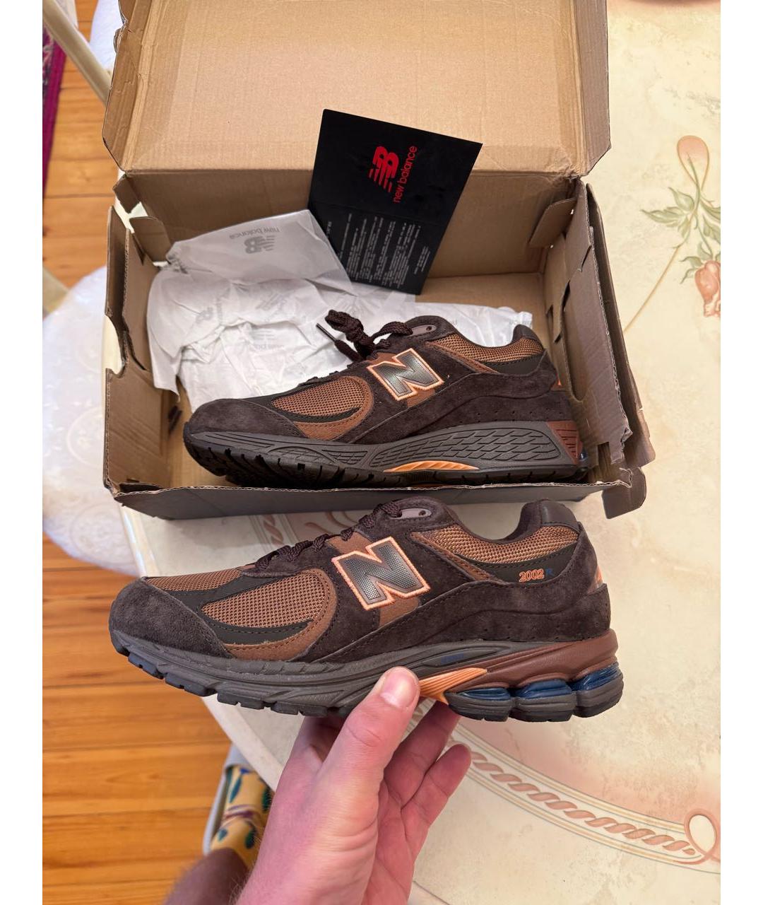 NEW BALANCE Коричневые кроссовки, фото 5