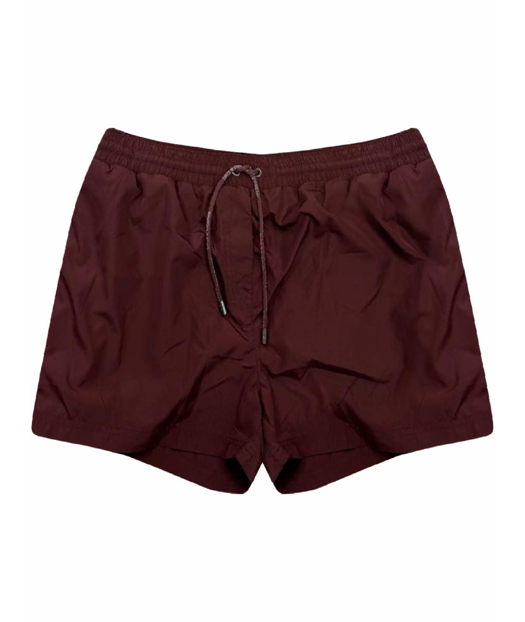 DOLCE&GABBANA Бордовые шорты, фото 1