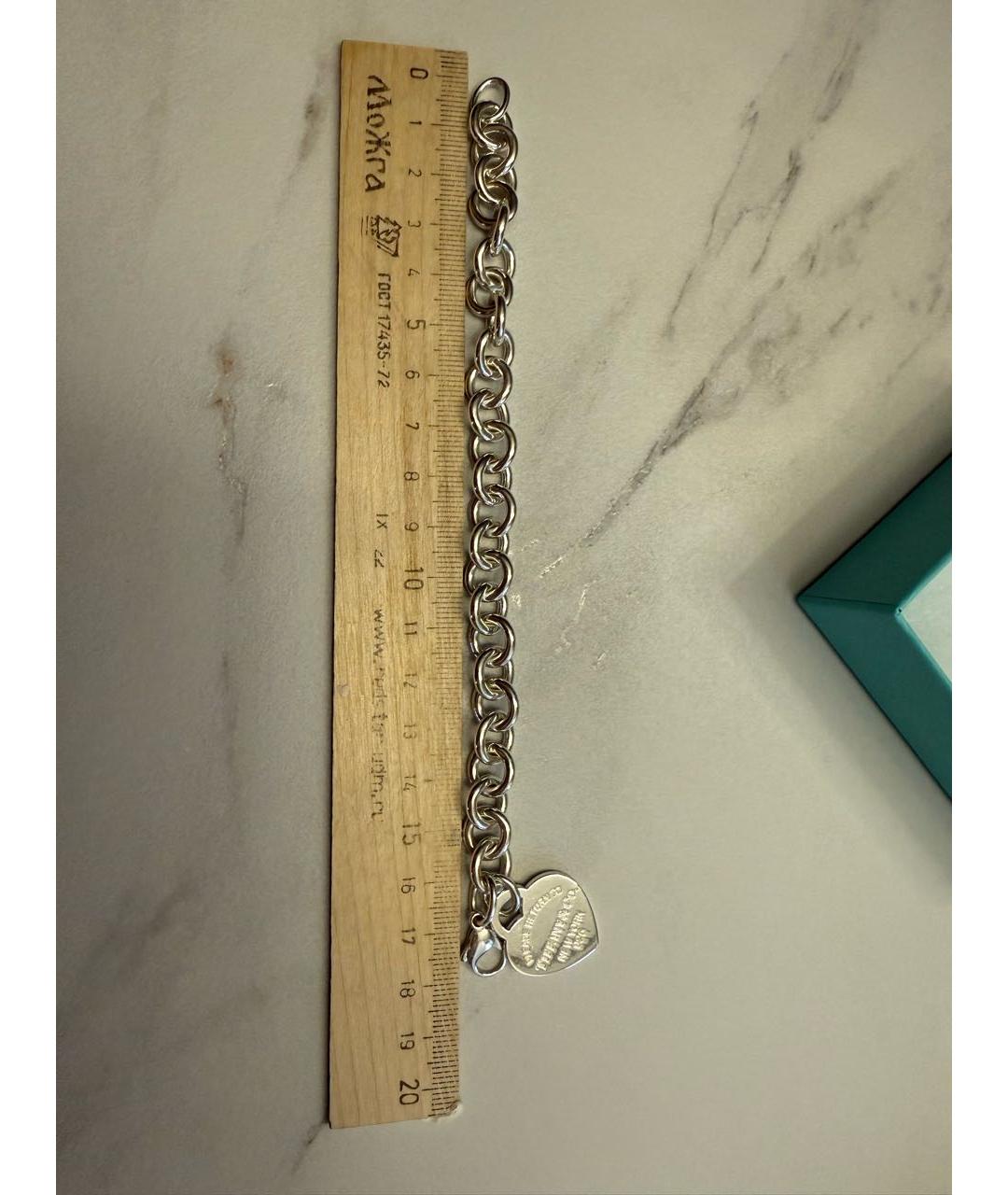 TIFFANY&CO Серебрянный серебряный браслет, фото 3