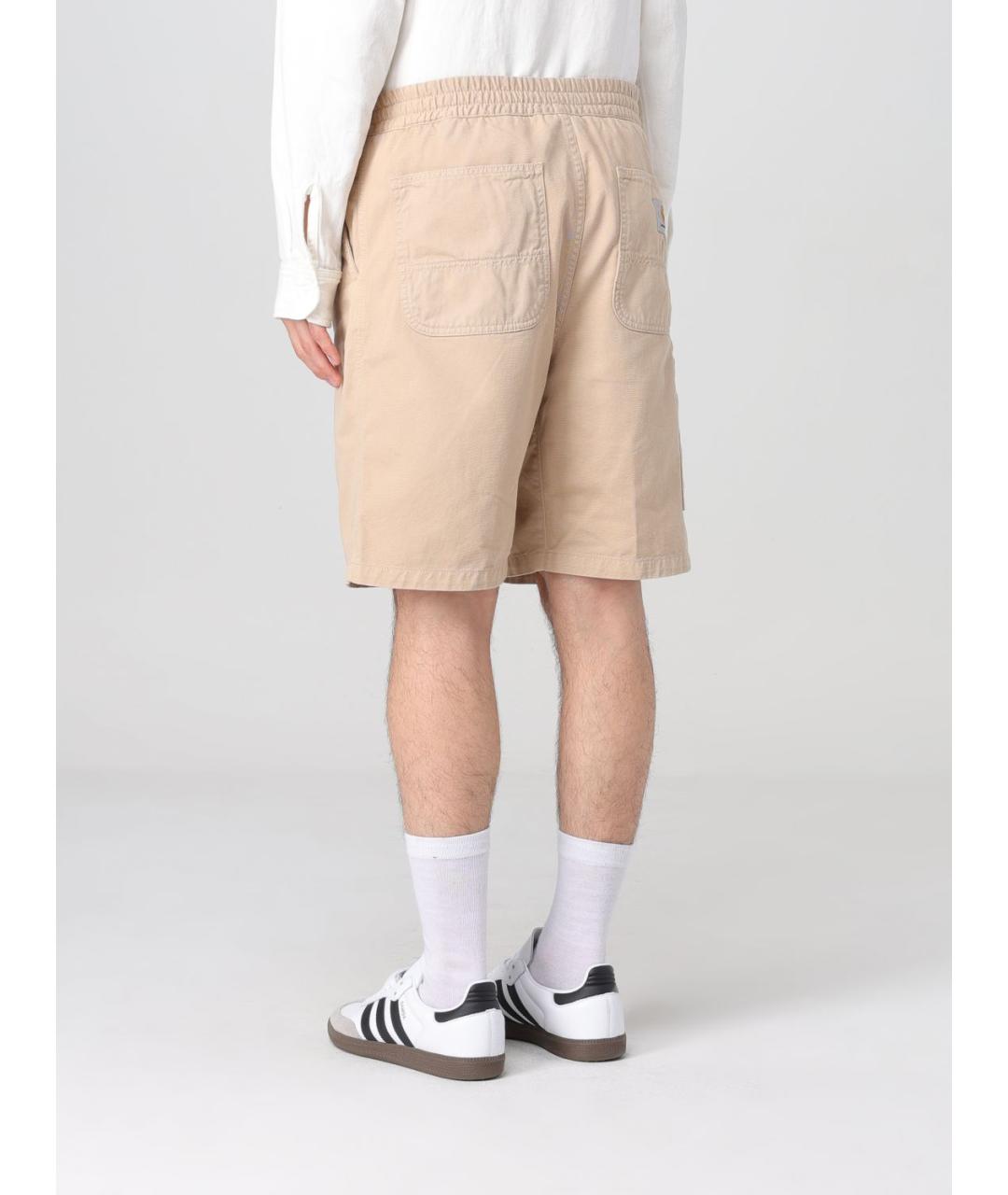 CARHARTT WIP Бежевые шорты, фото 3