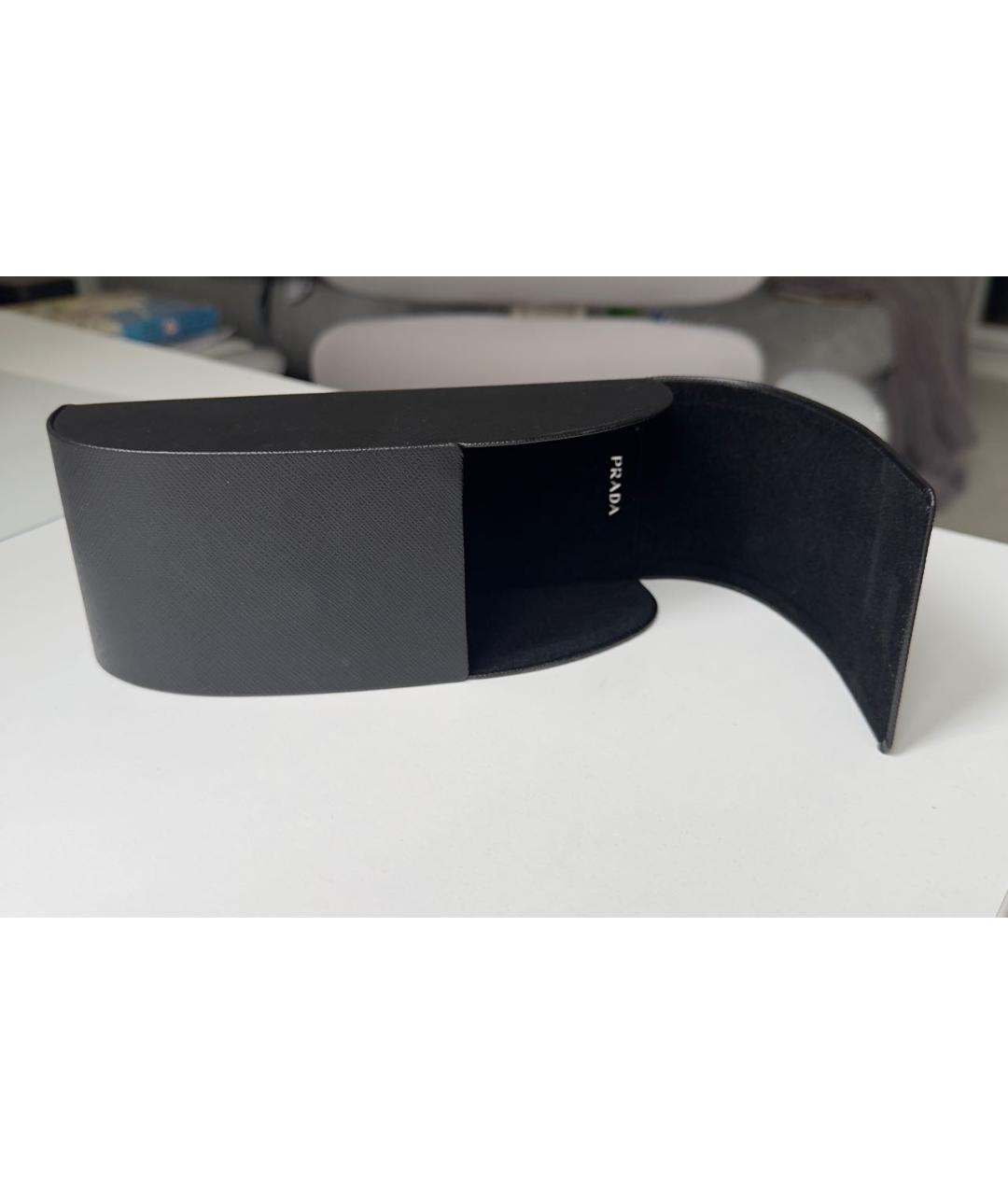 PRADA Белые пластиковые солнцезащитные очки, фото 5