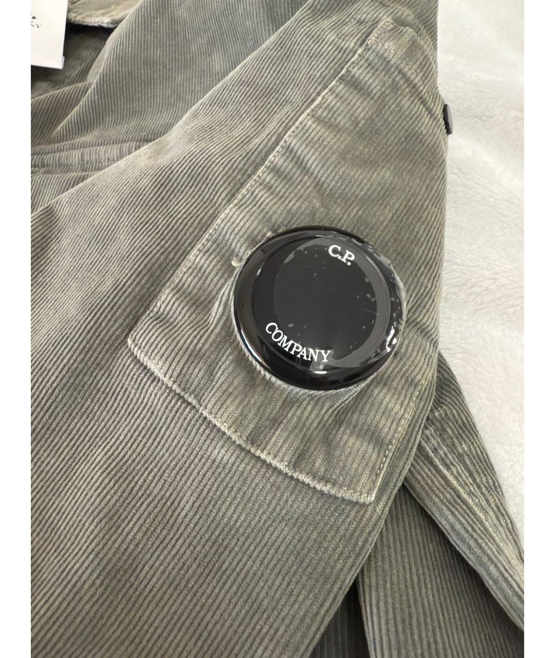 CP COMPANY Серая хлопковая кэжуал рубашка, фото 2