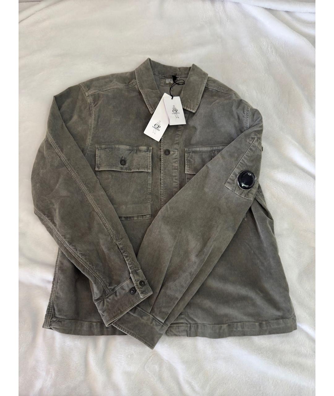 CP COMPANY Серая хлопковая кэжуал рубашка, фото 3