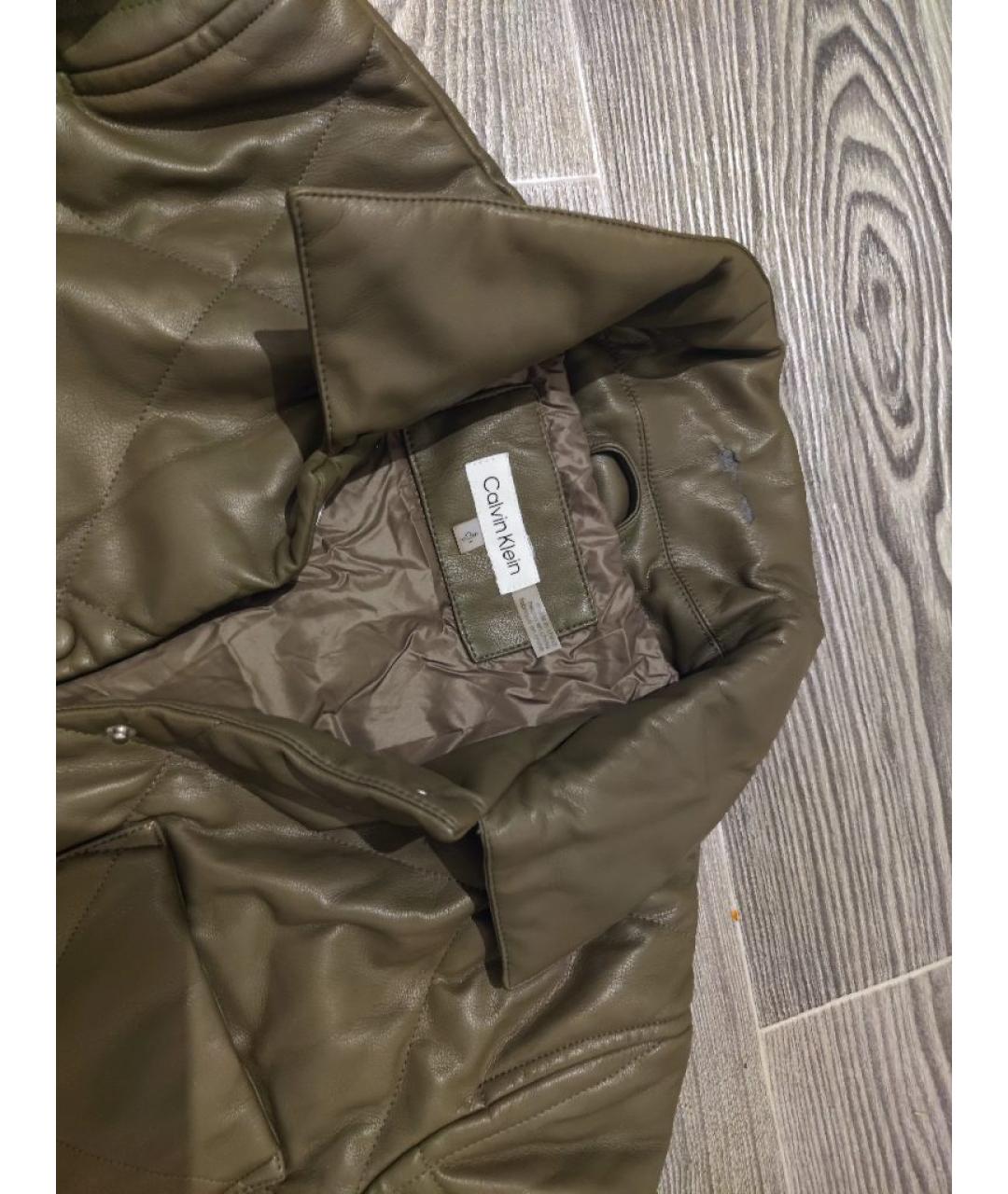 CALVIN KLEIN Хаки куртка, фото 6