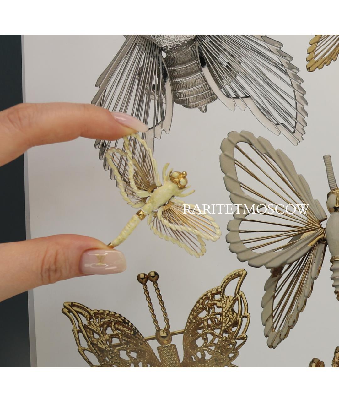 MONET Золотая металлическая булавка / брошь, фото 9