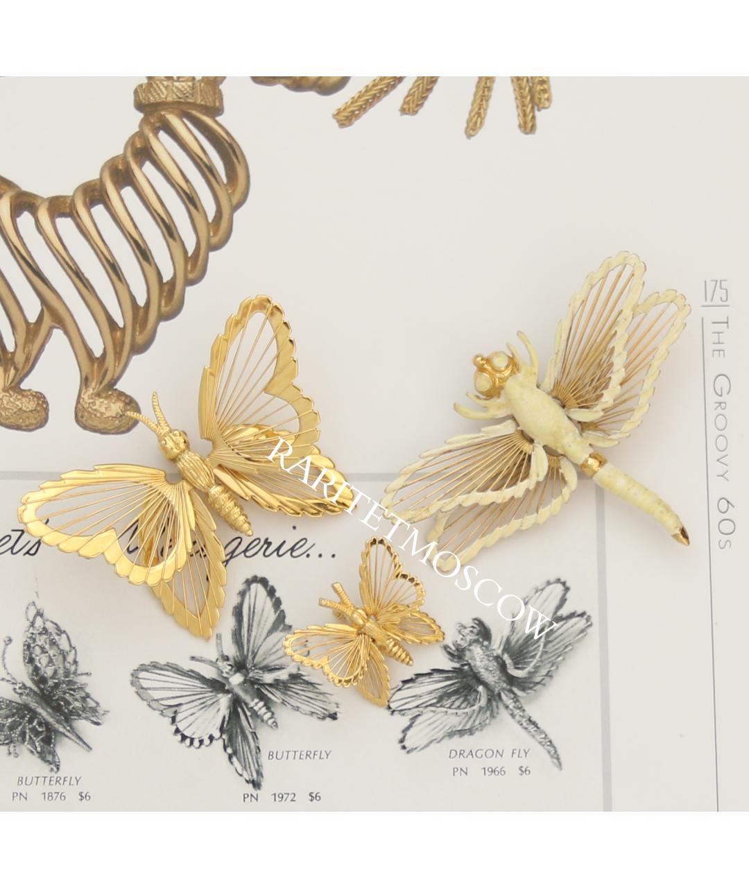 MONET Золотая металлическая булавка / брошь, фото 8