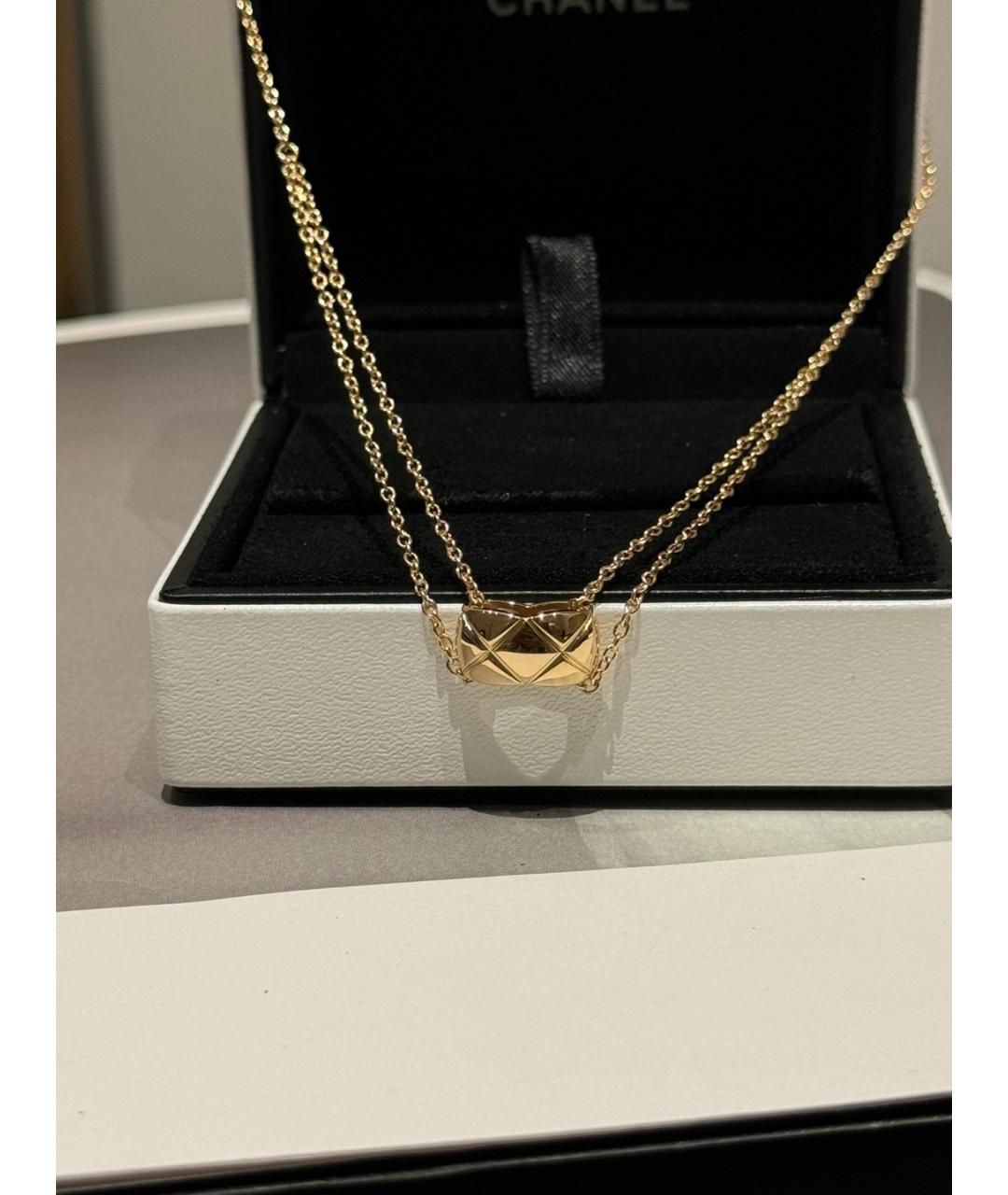 CHANEL Золотая подвеска из желтого золота, фото 2