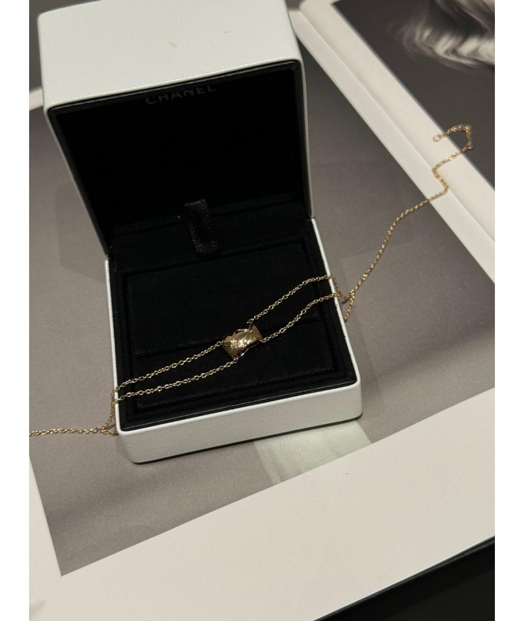 CHANEL Золотая подвеска из желтого золота, фото 3