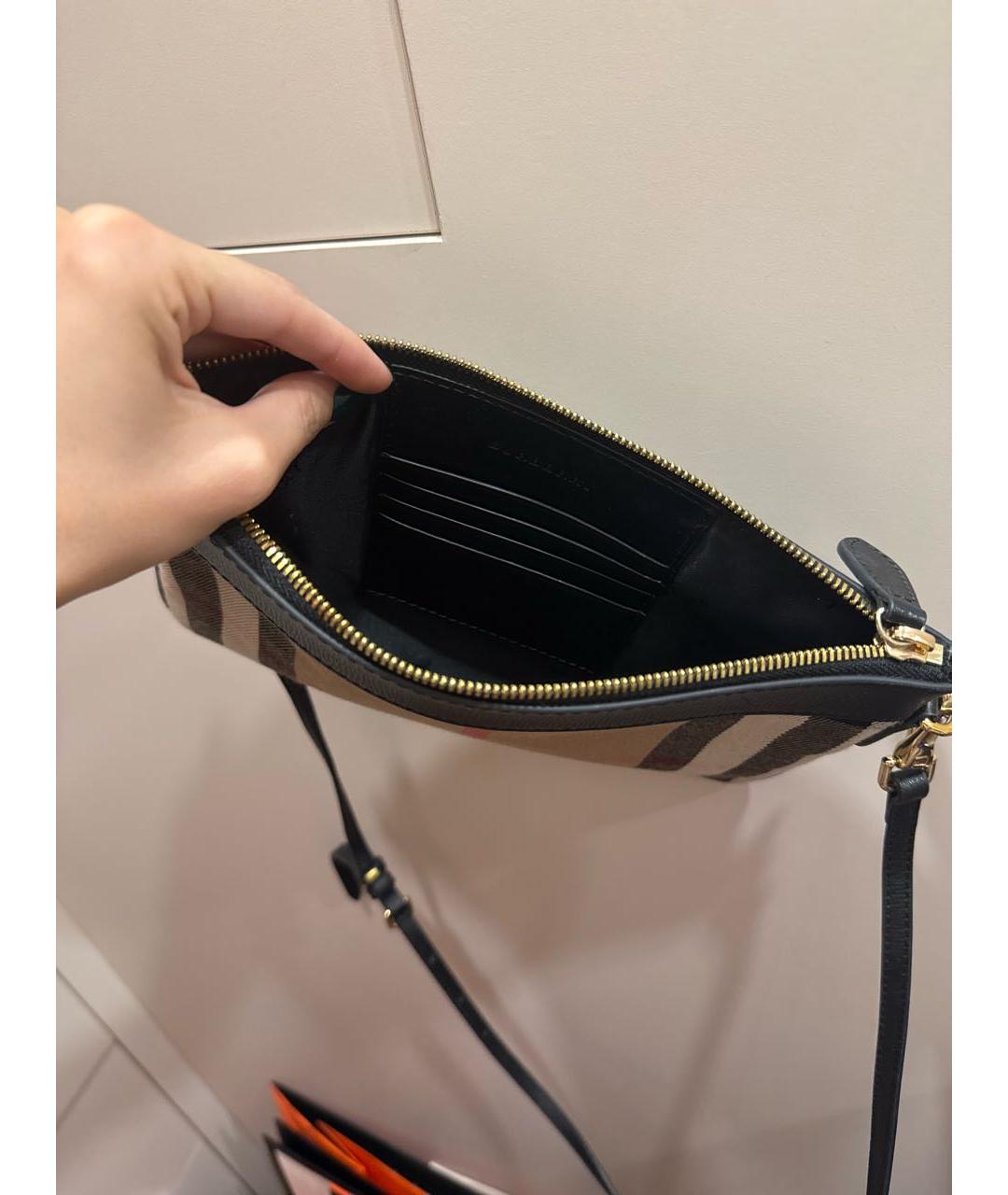 BURBERRY Кожаная поясная сумка, фото 4